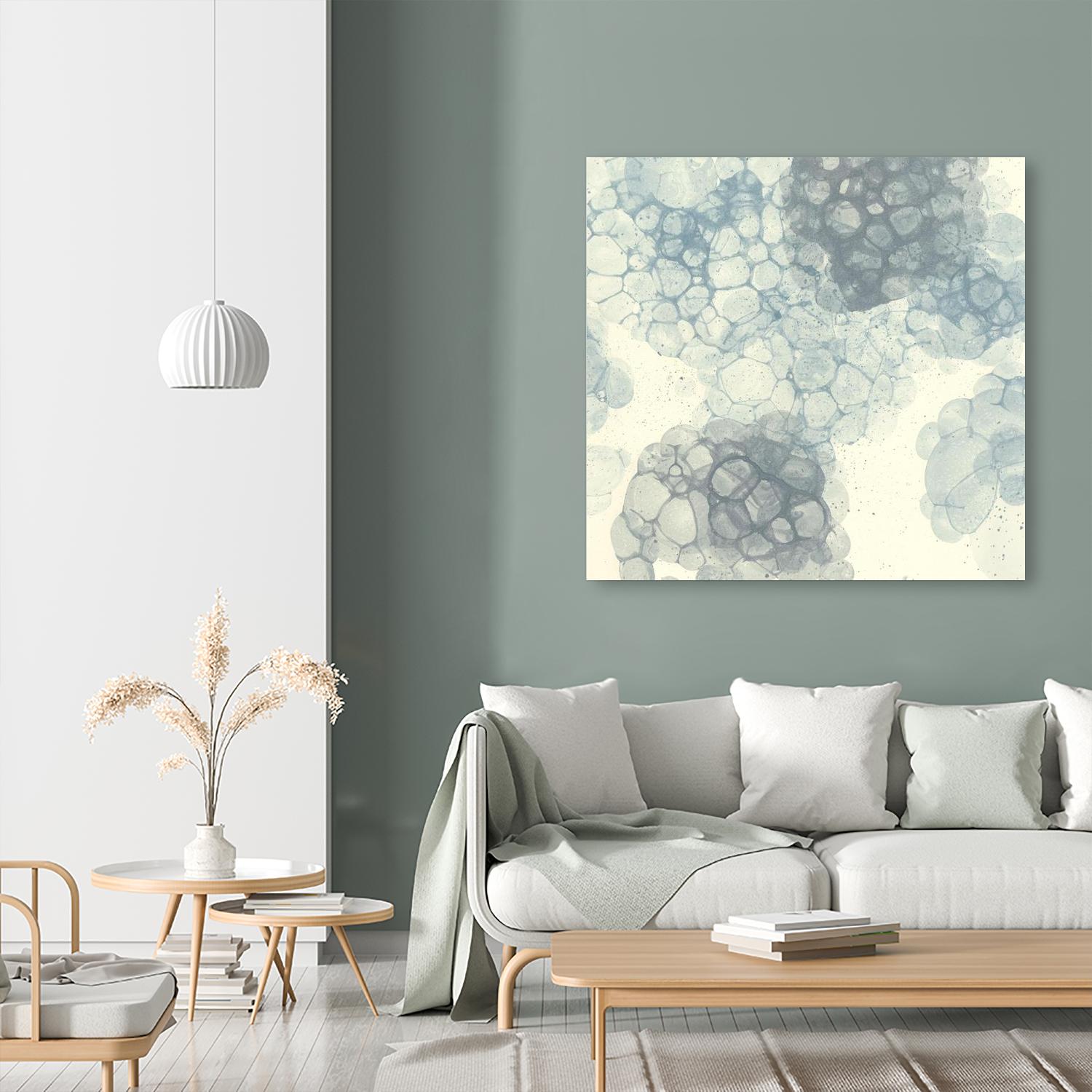 Matrix Study II by Ren�e W. Stramel on GIANT ART - blue abstract