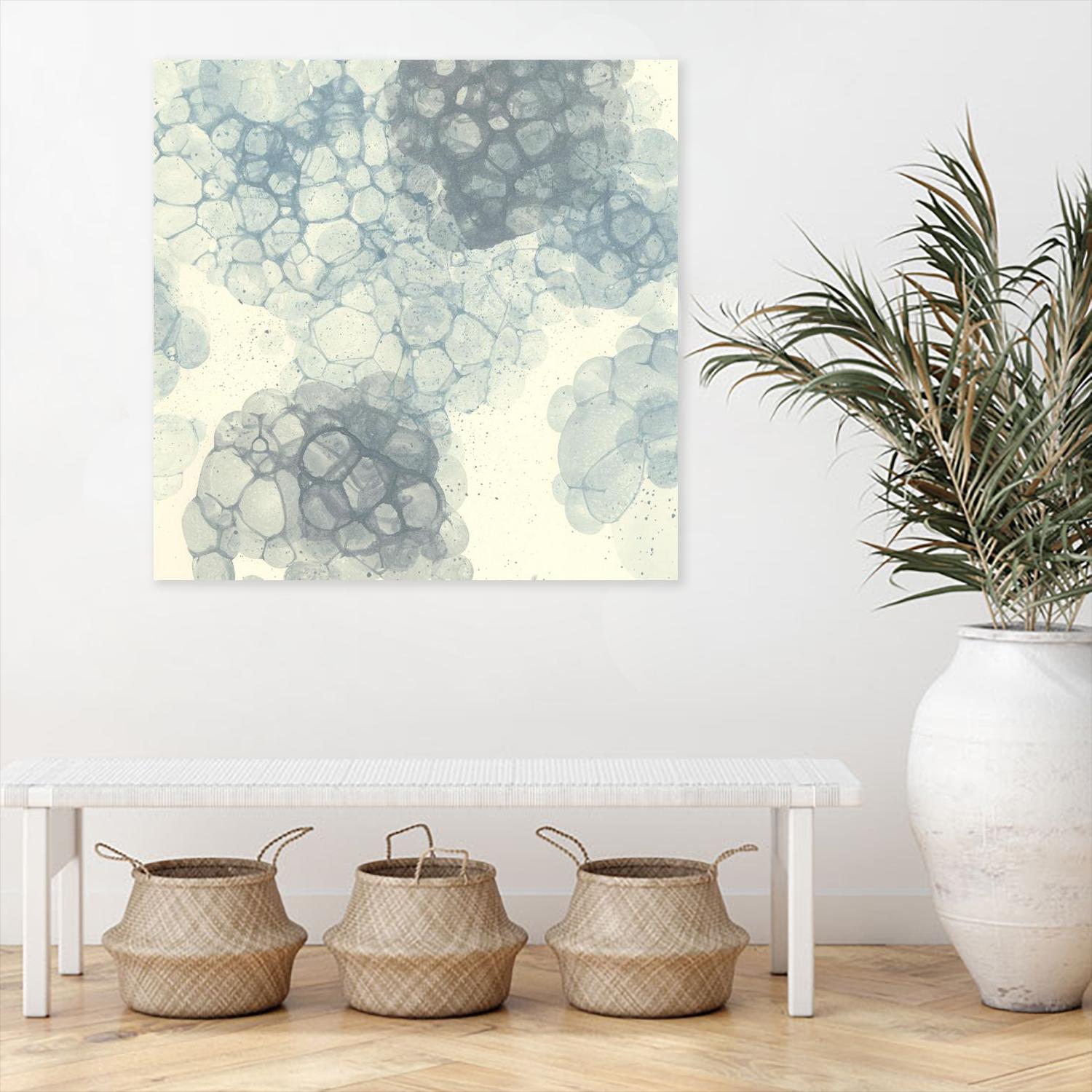 Matrix Study II by Ren�e W. Stramel on GIANT ART - blue abstract