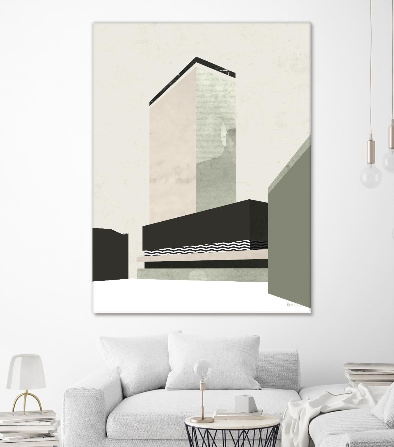 Outside In V by Green Lili on GIANT ART - abstract