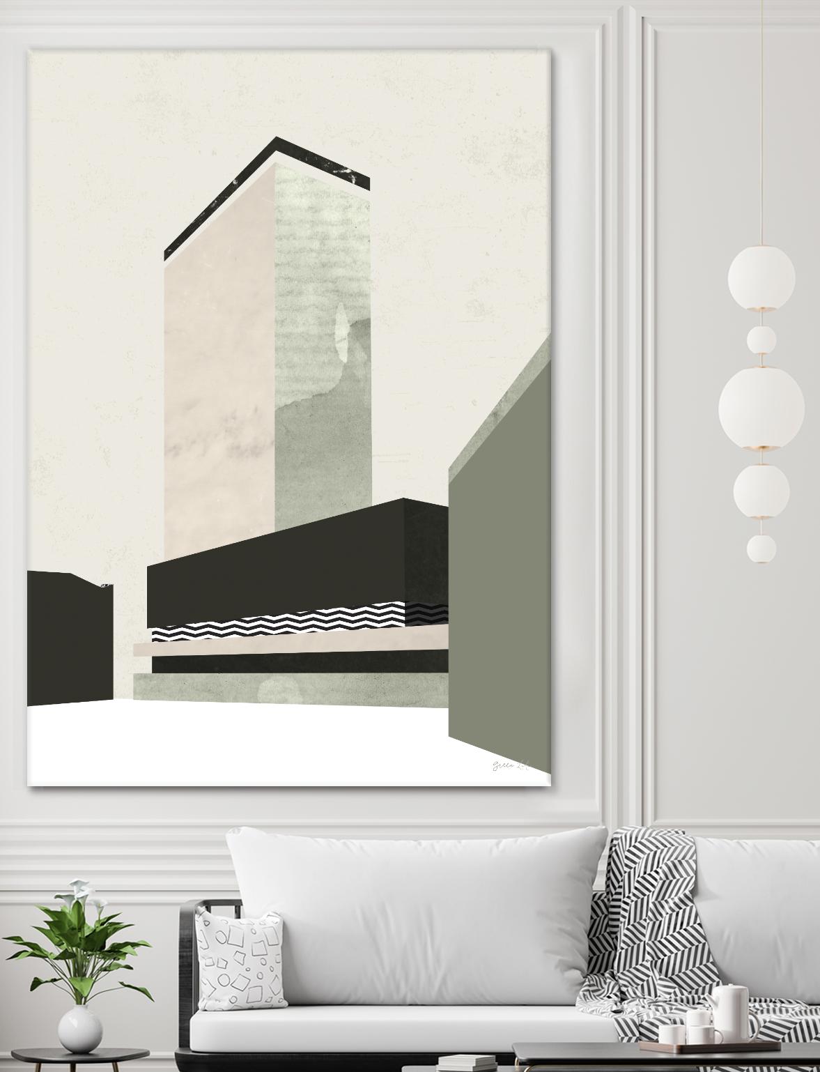 Outside In V by Green Lili on GIANT ART - abstract