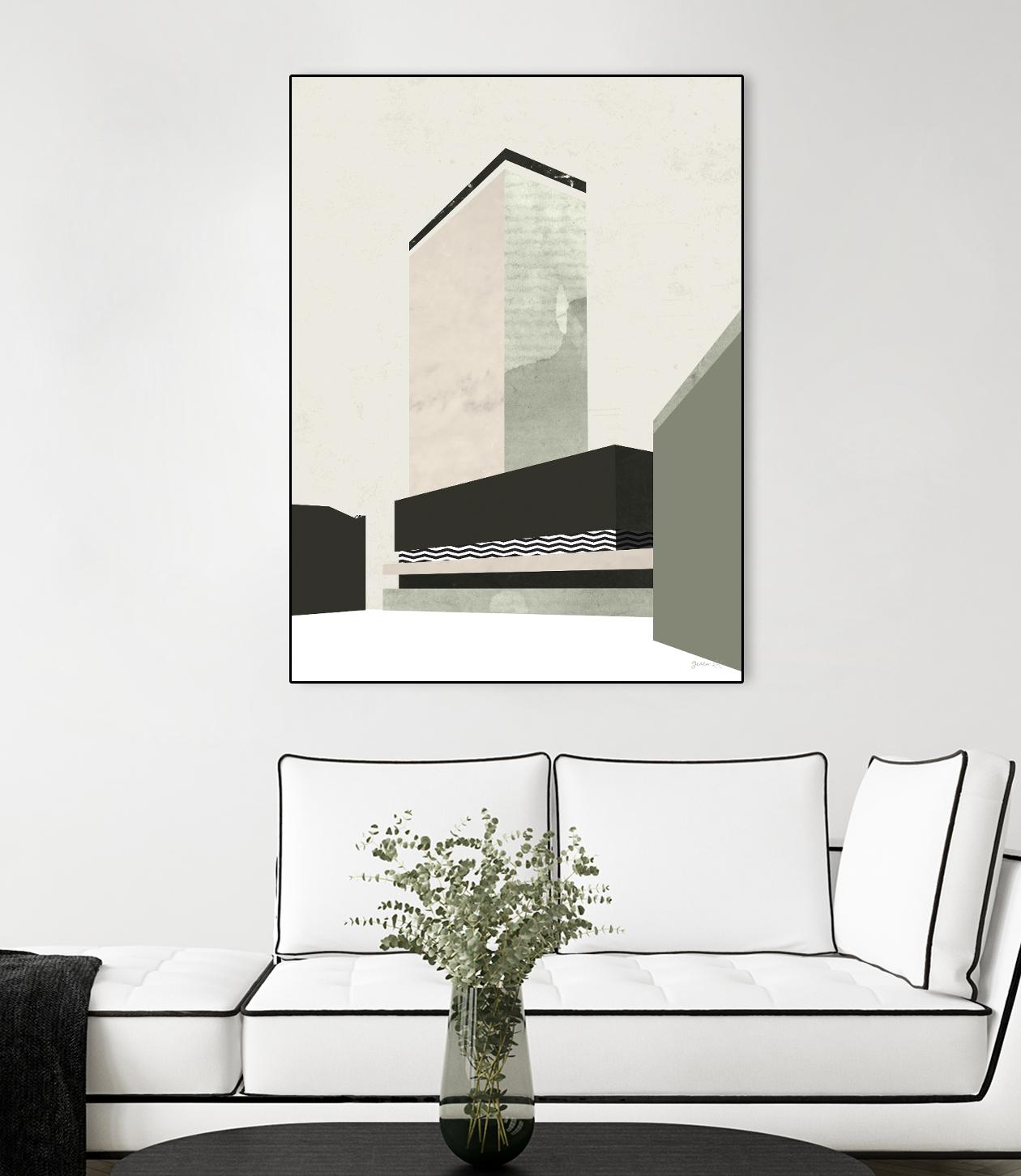 Outside In V by Green Lili on GIANT ART - abstract