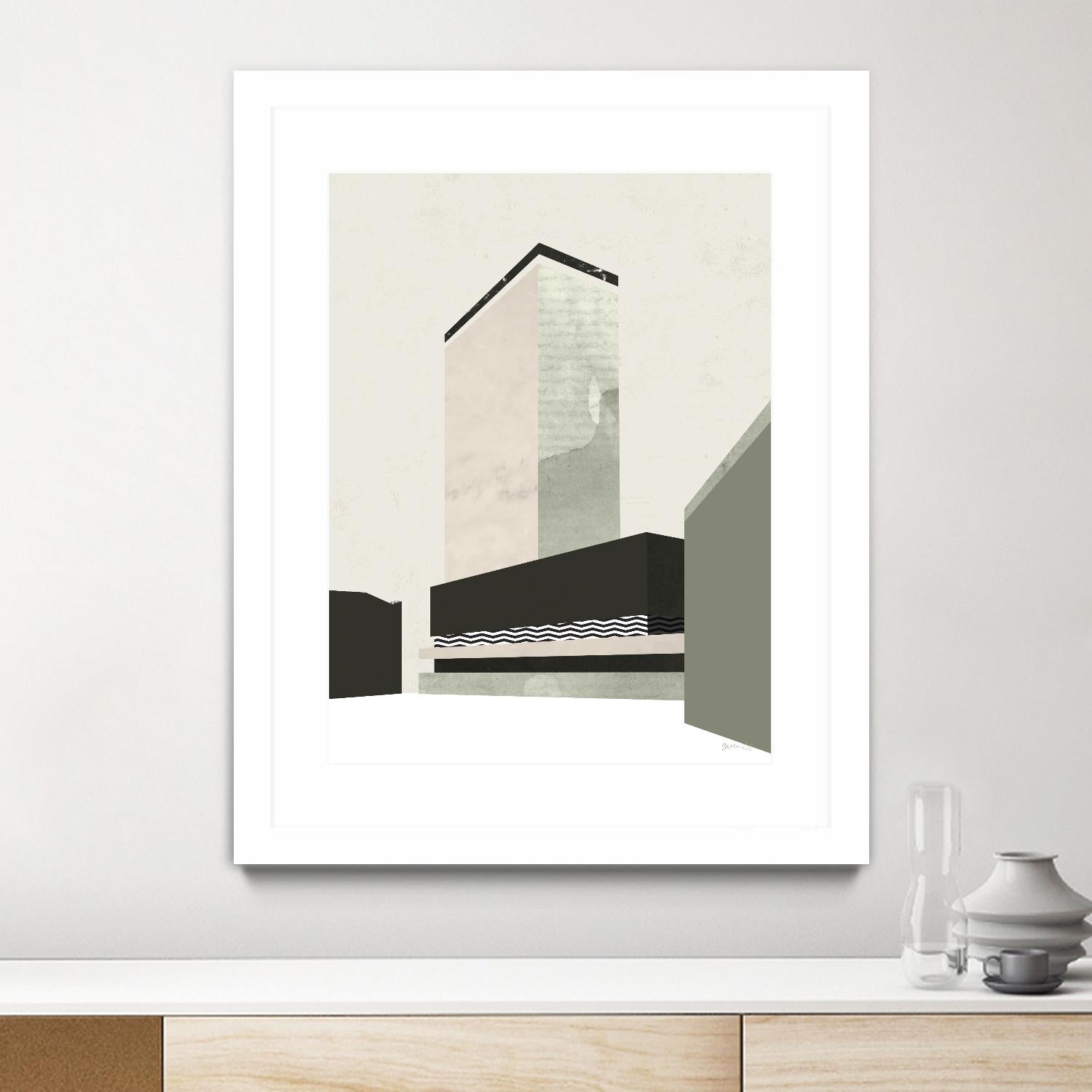 Outside In V by Green Lili on GIANT ART - abstract