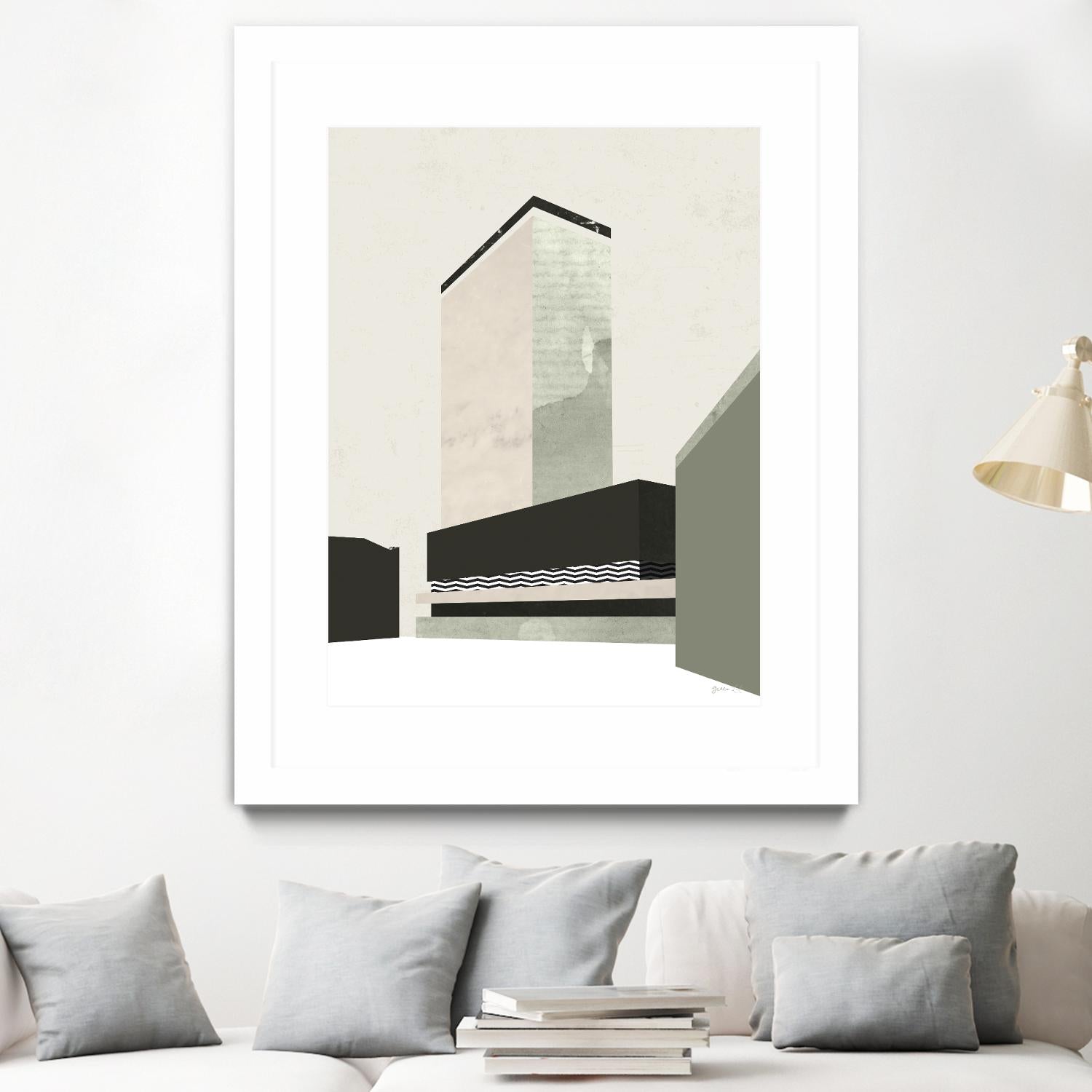 Outside In V by Green Lili on GIANT ART - abstract