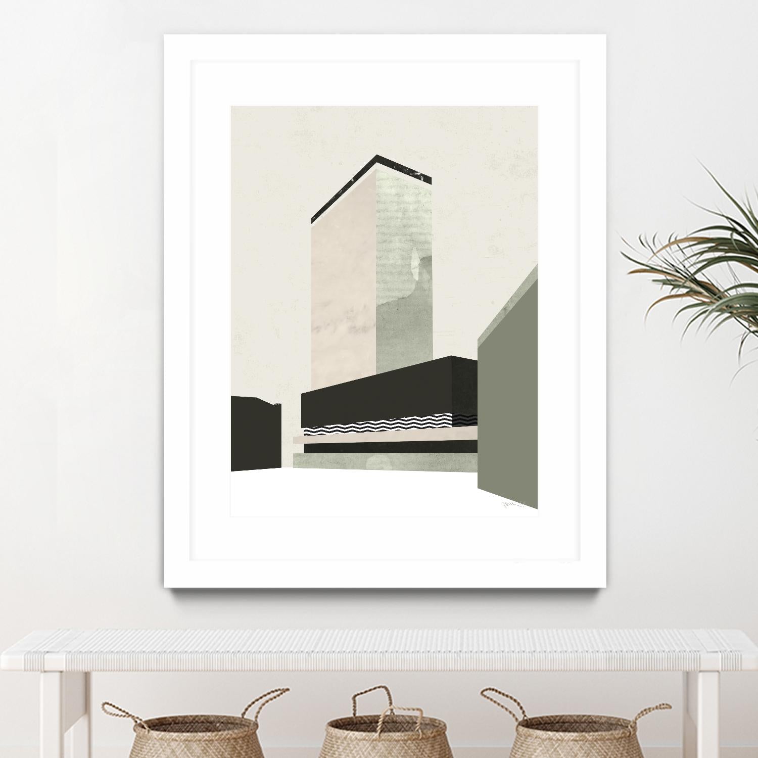 Outside In V by Green Lili on GIANT ART - abstract