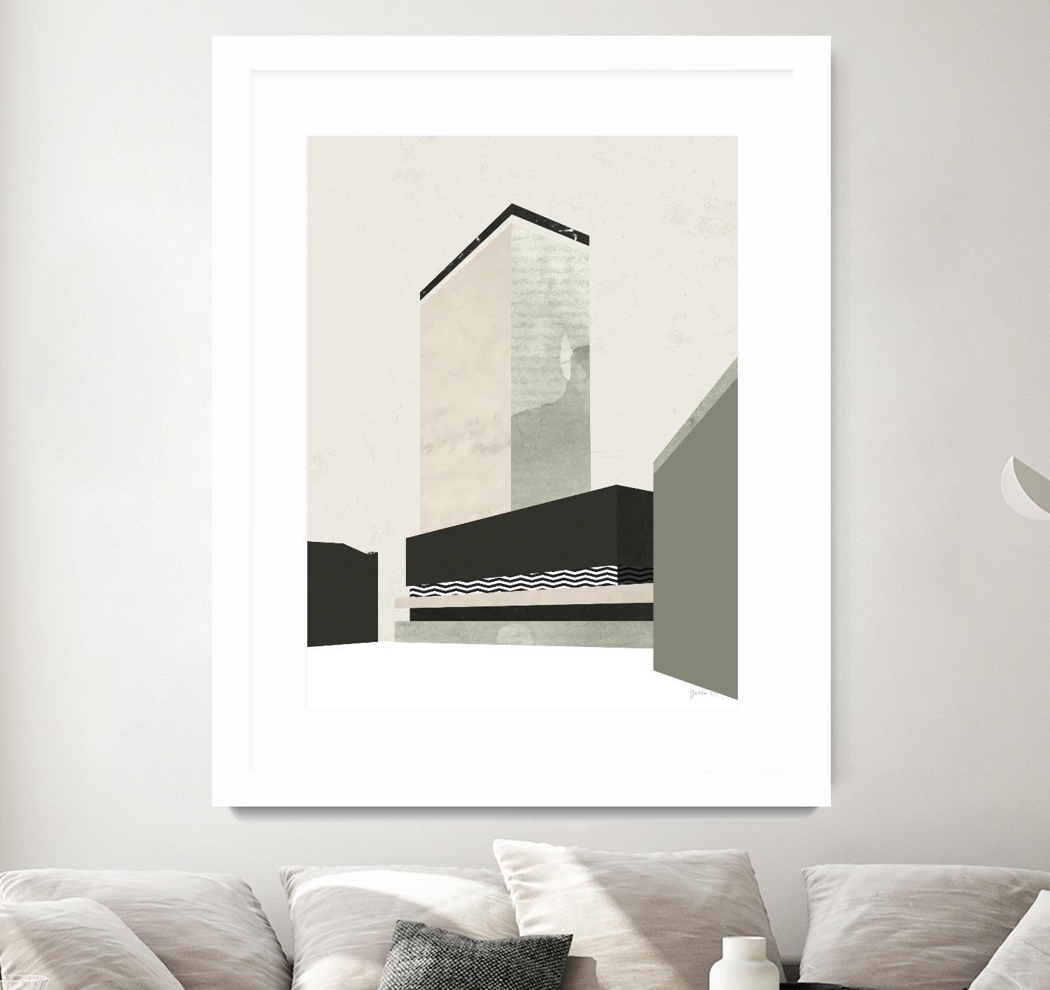 Outside In V by Green Lili on GIANT ART - abstract