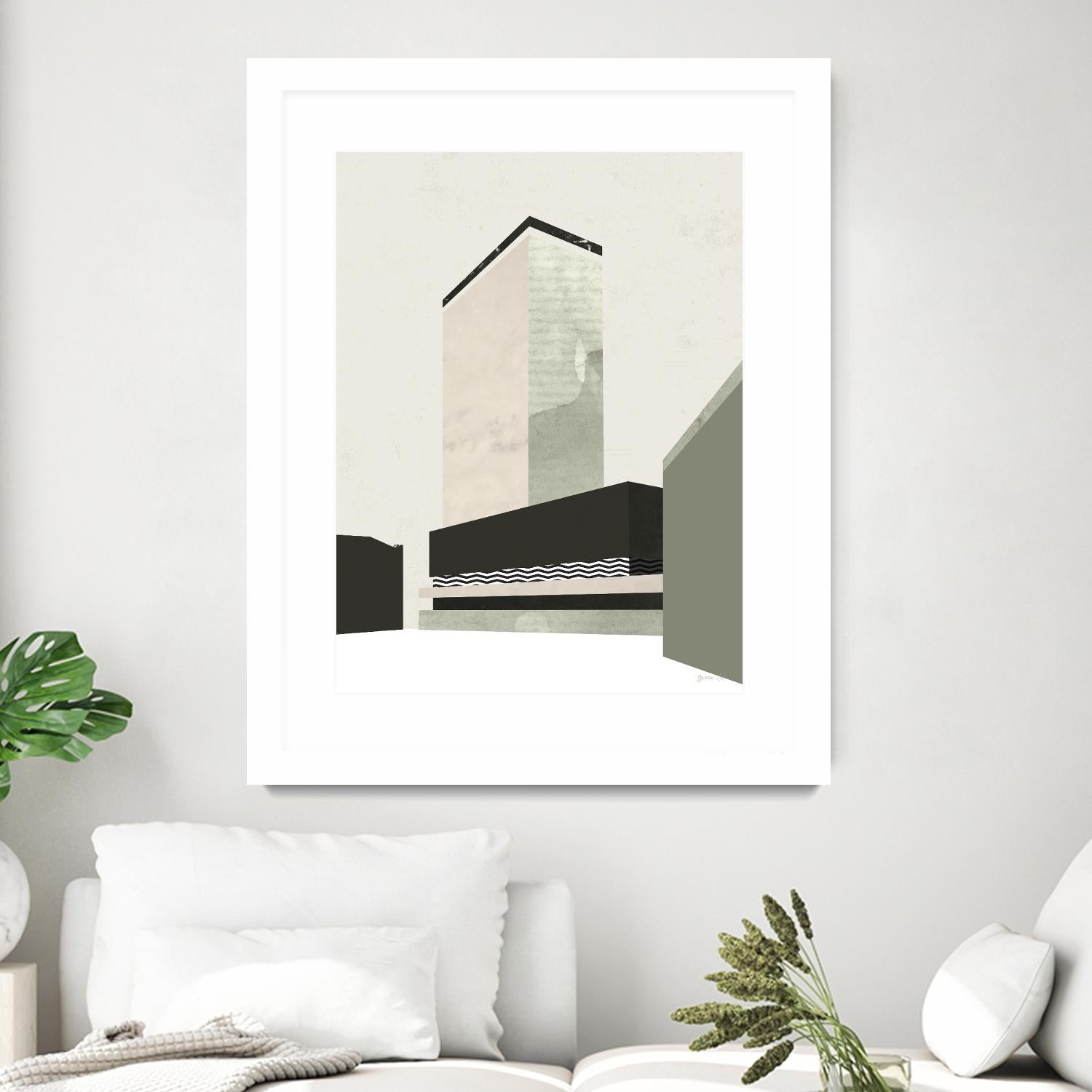 Outside In V by Green Lili on GIANT ART - abstract