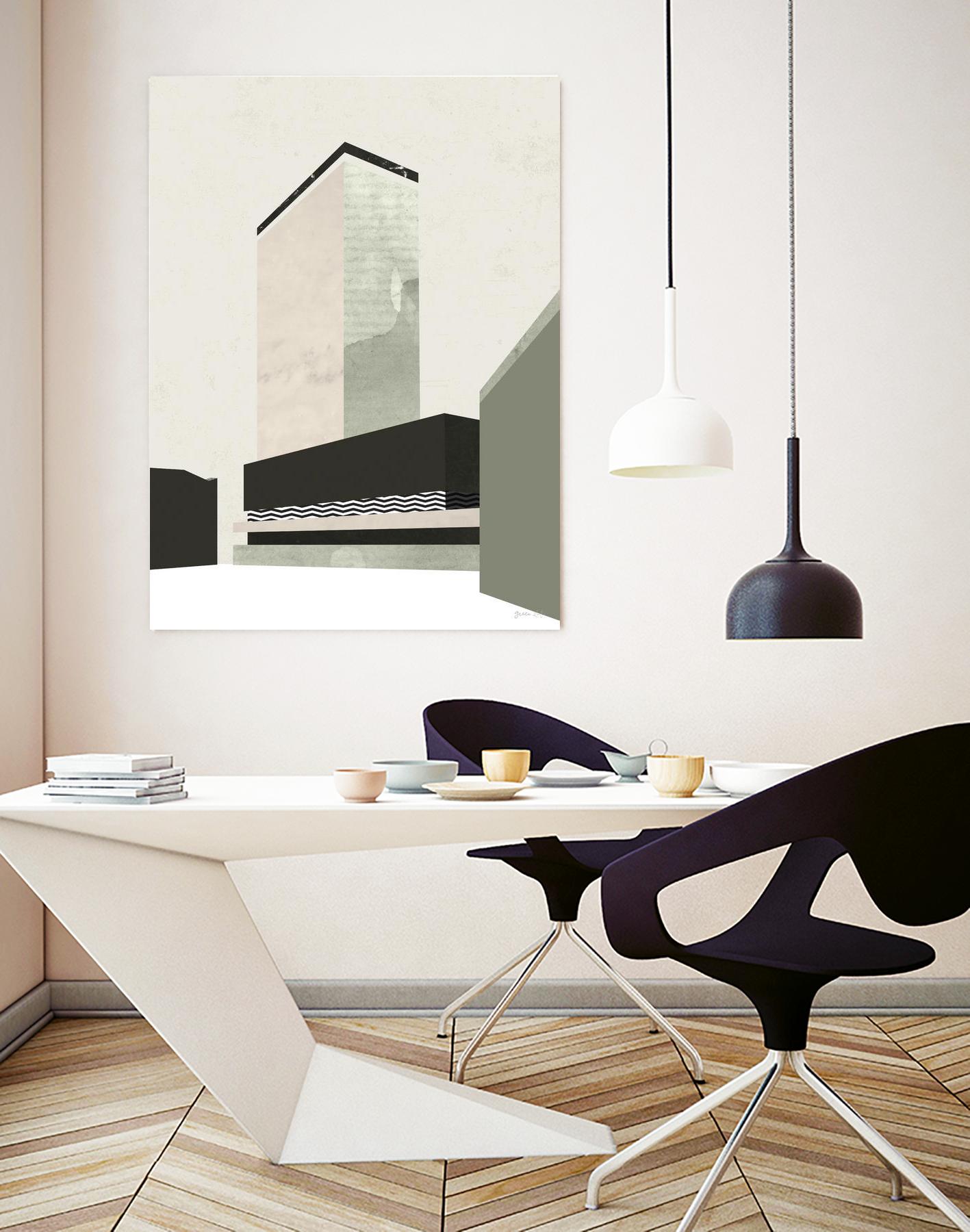 Outside In V by Green Lili on GIANT ART - abstract