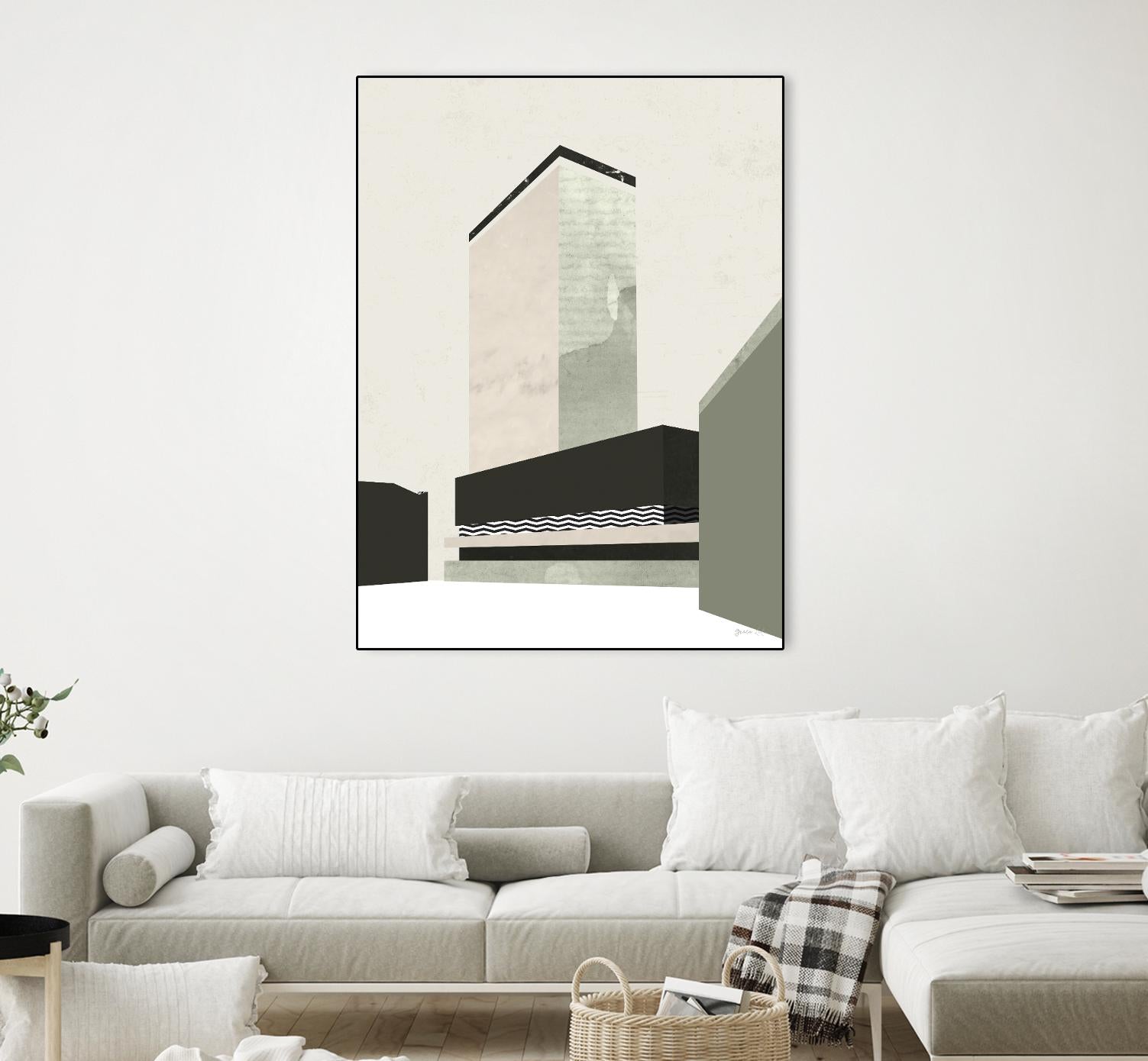 Outside In V by Green Lili on GIANT ART - abstract