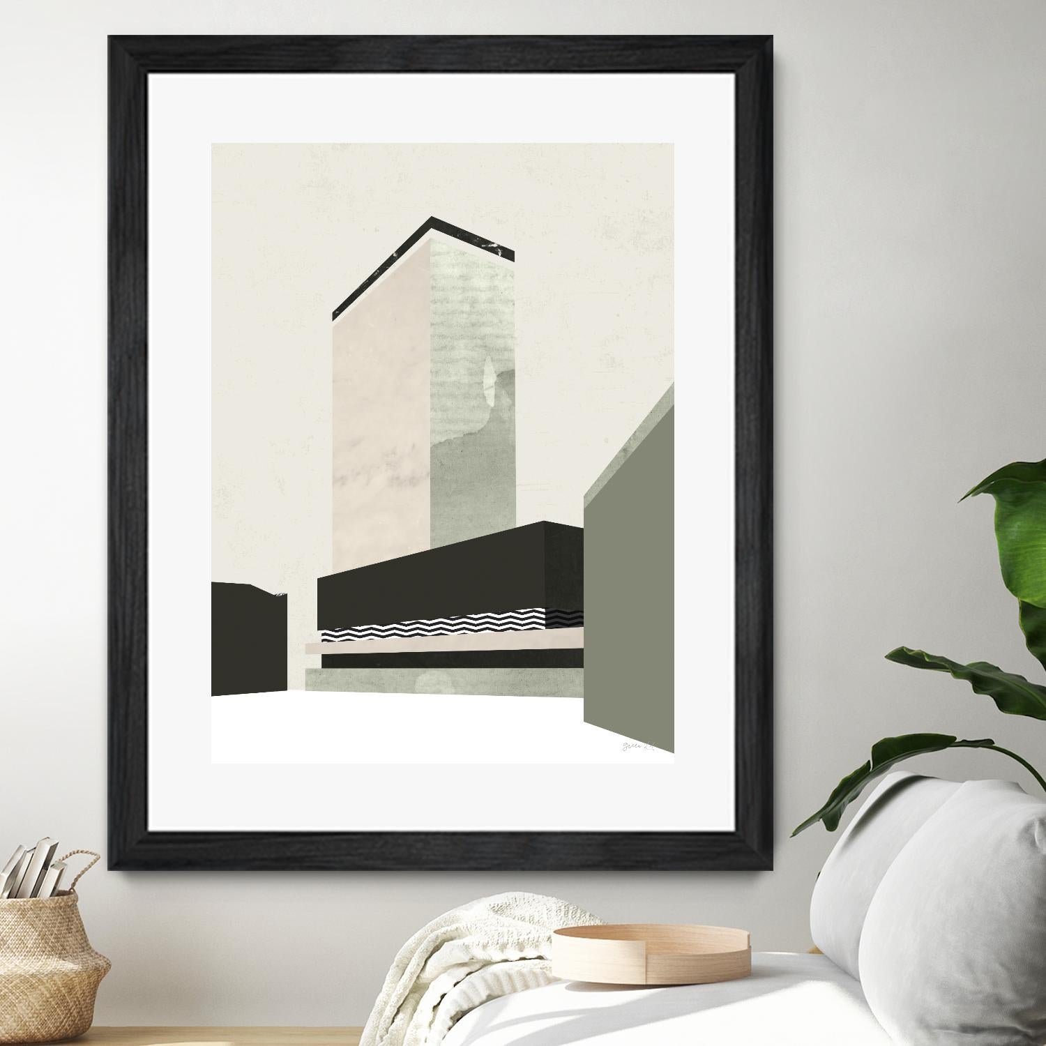 Outside In V by Green Lili on GIANT ART - abstract