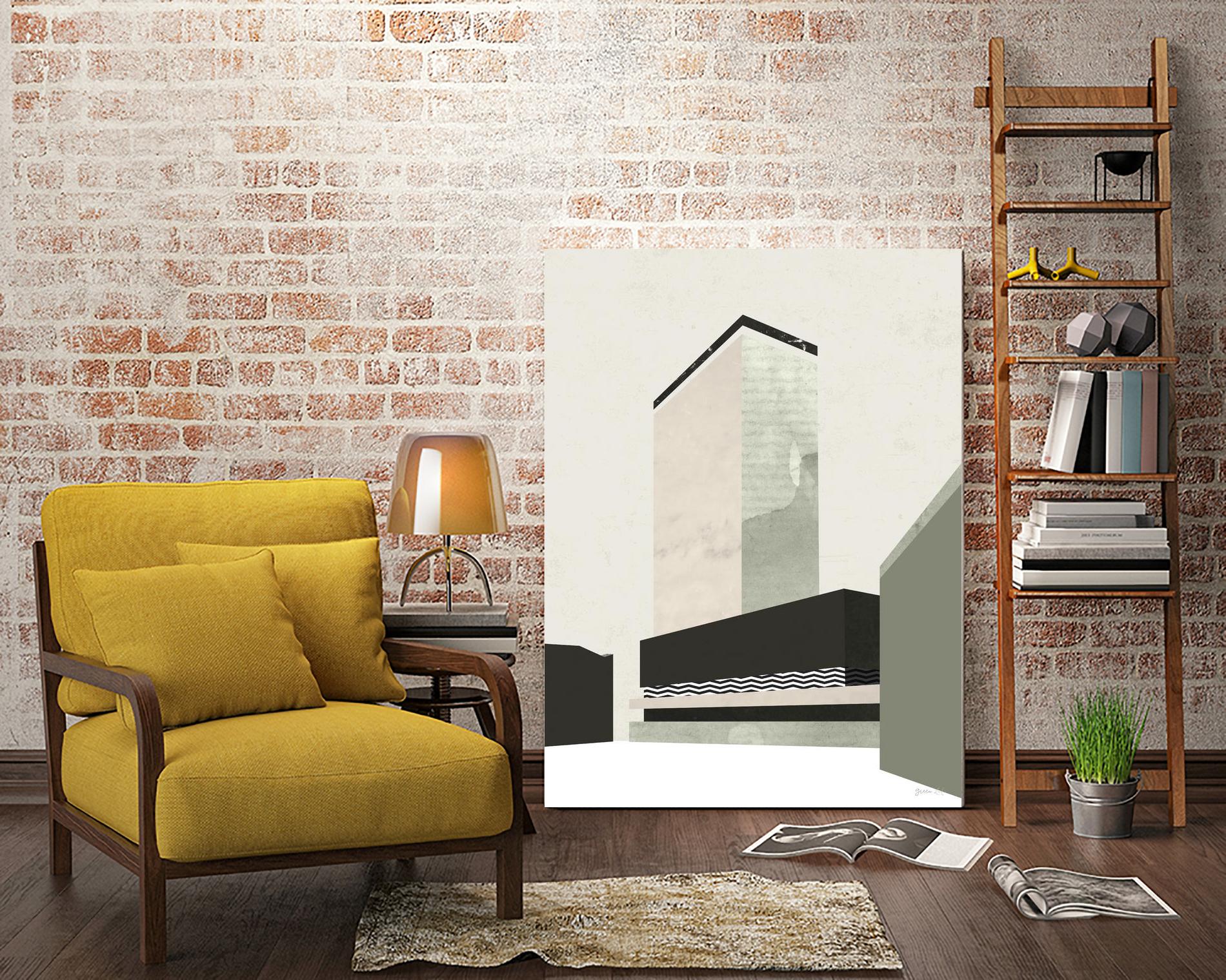 Outside In V by Green Lili on GIANT ART - abstract