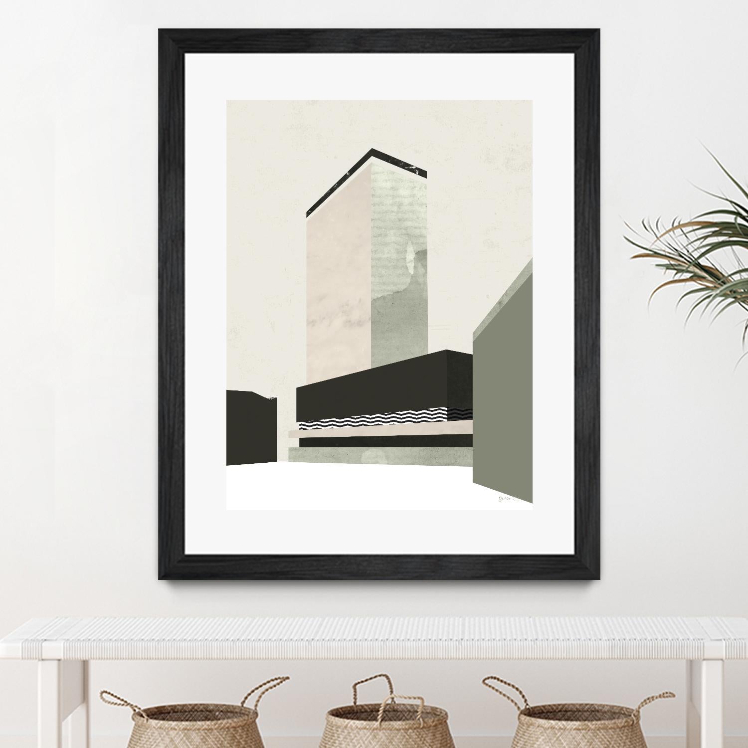 Outside In V by Green Lili on GIANT ART - abstract