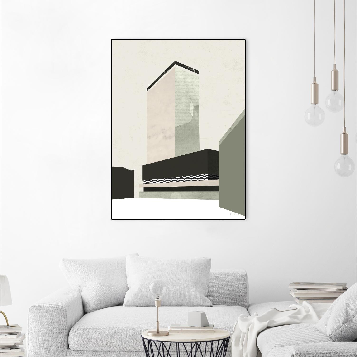 Outside In V by Green Lili on GIANT ART - abstract