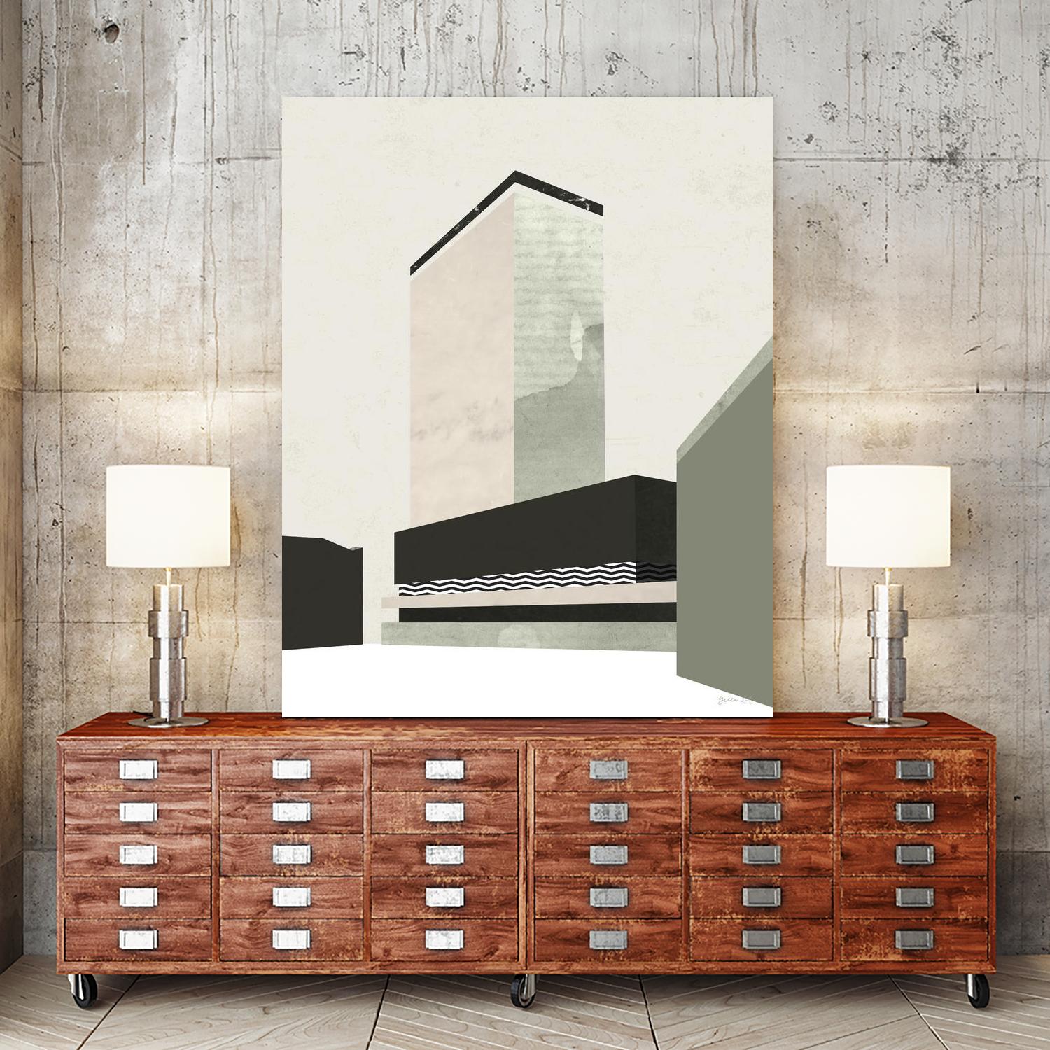 Outside In V by Green Lili on GIANT ART - abstract