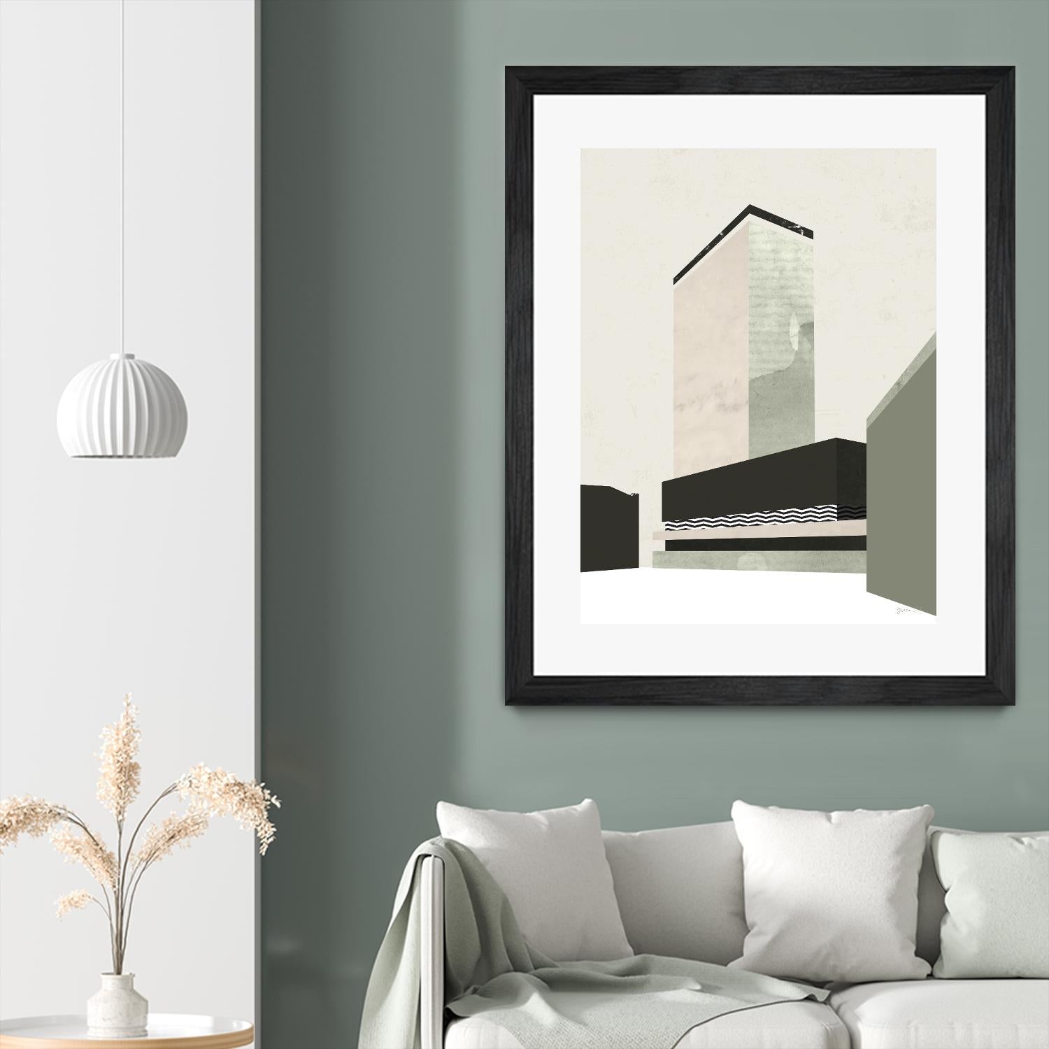 Outside In V by Green Lili on GIANT ART - abstract