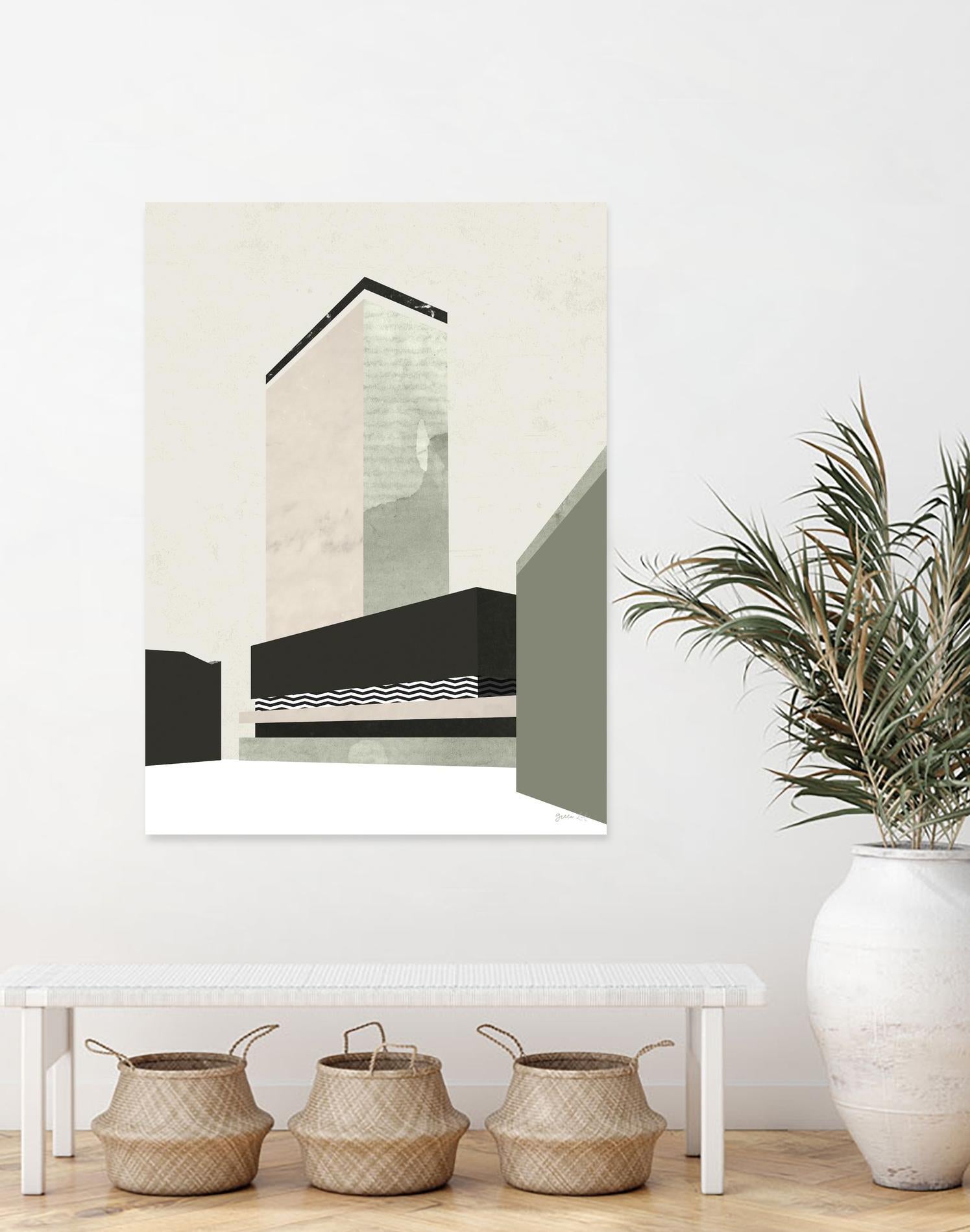 Outside In V by Green Lili on GIANT ART - abstract