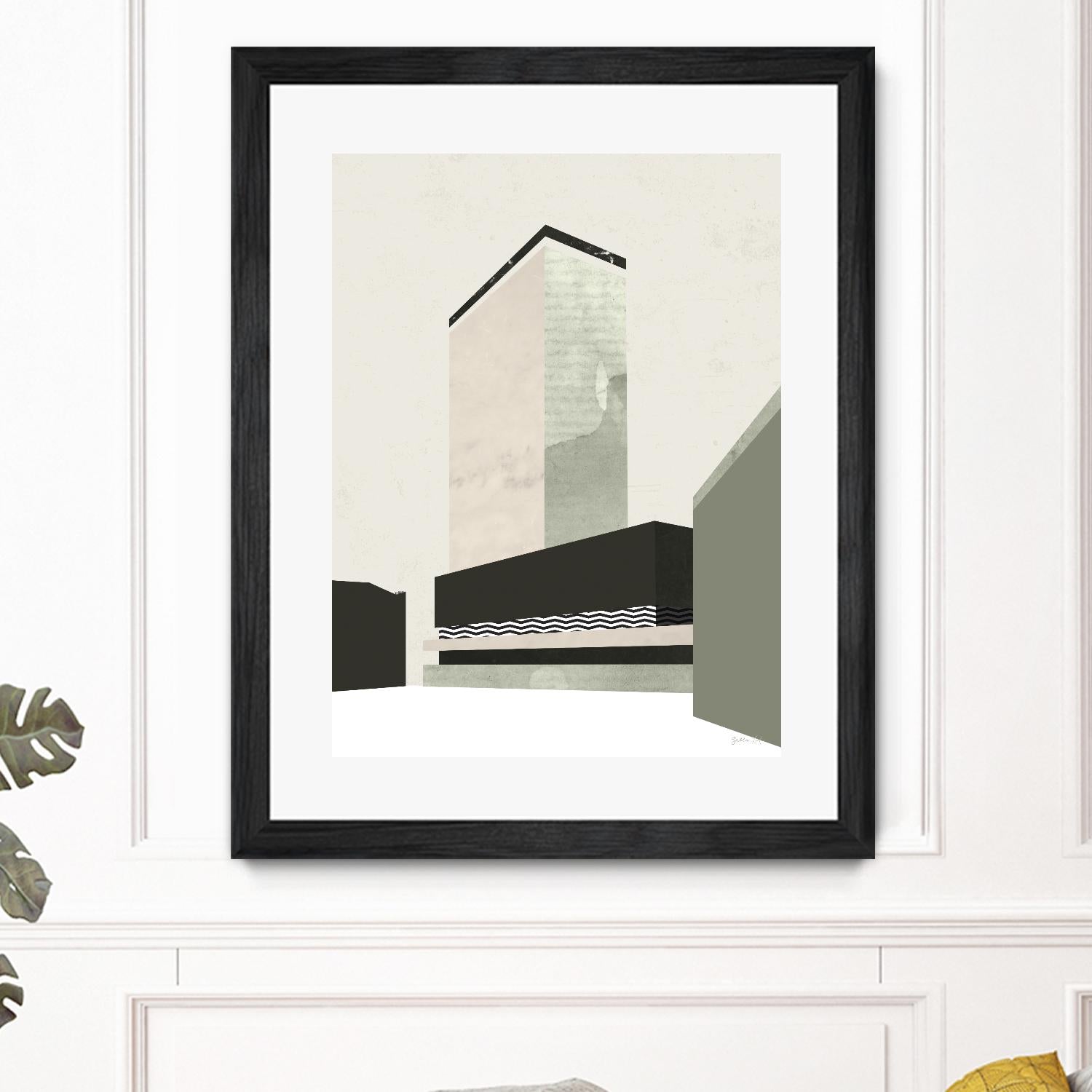 Outside In V by Green Lili on GIANT ART - abstract