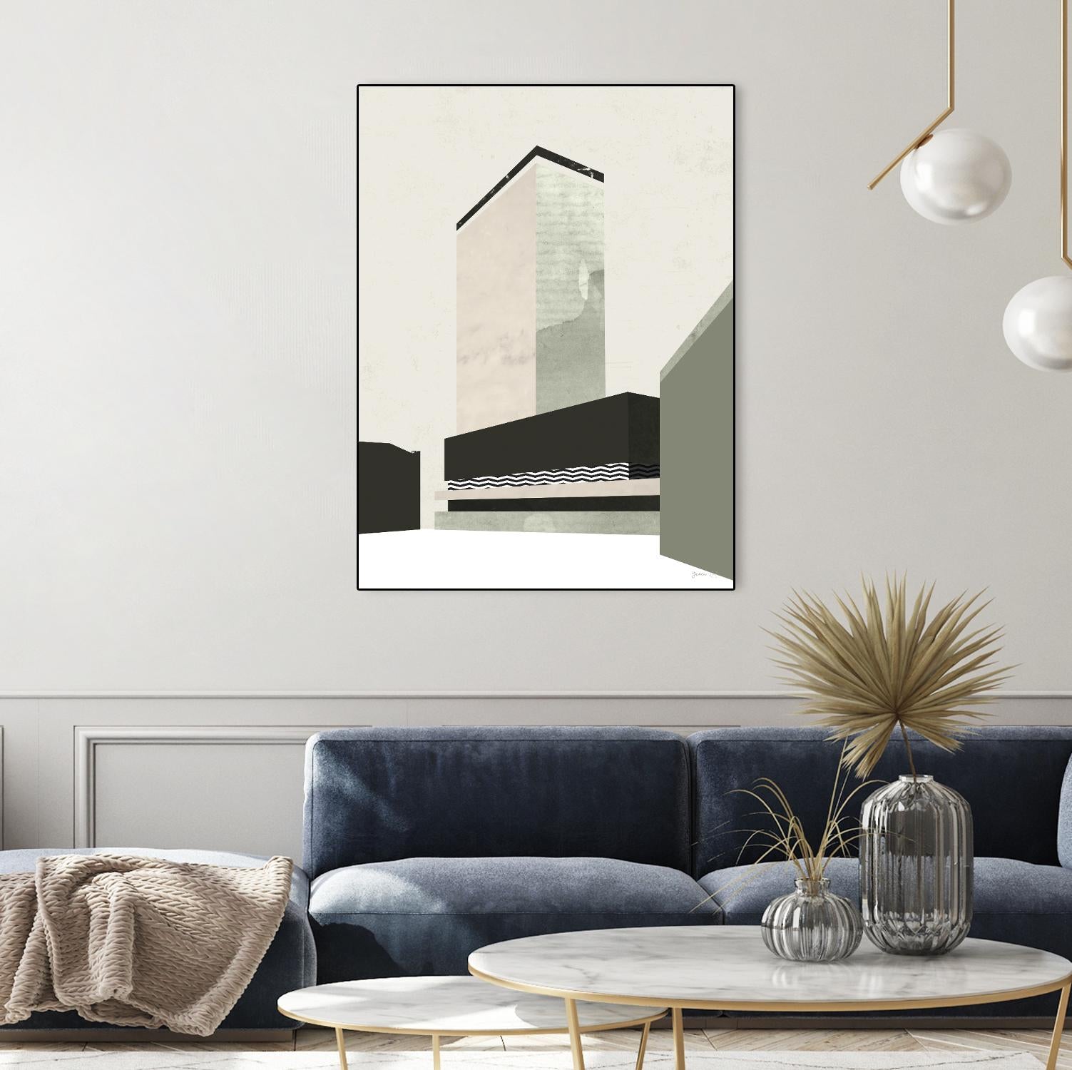 Outside In V by Green Lili on GIANT ART - abstract