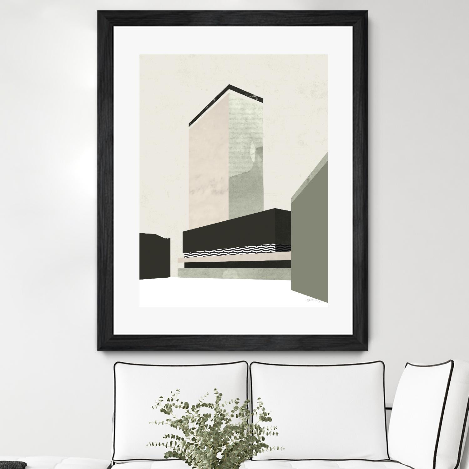 Outside In V by Green Lili on GIANT ART - abstract