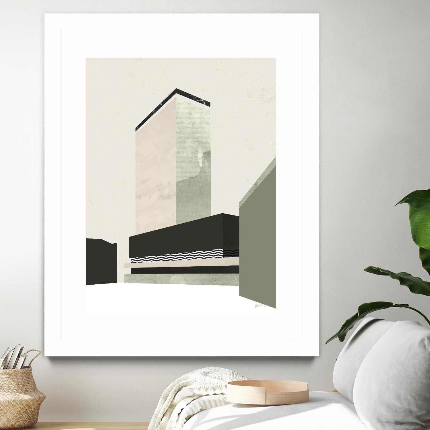 Outside In V by Green Lili on GIANT ART - abstract