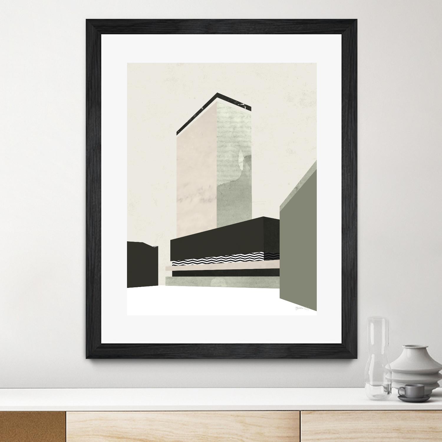 Outside In V by Green Lili on GIANT ART - abstract