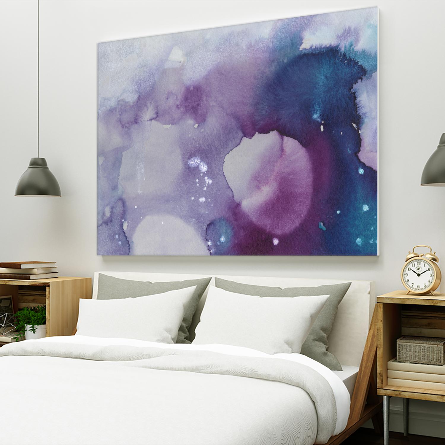 Ice Crystals III by Joyce Combs on GIANT ART - pink abstract