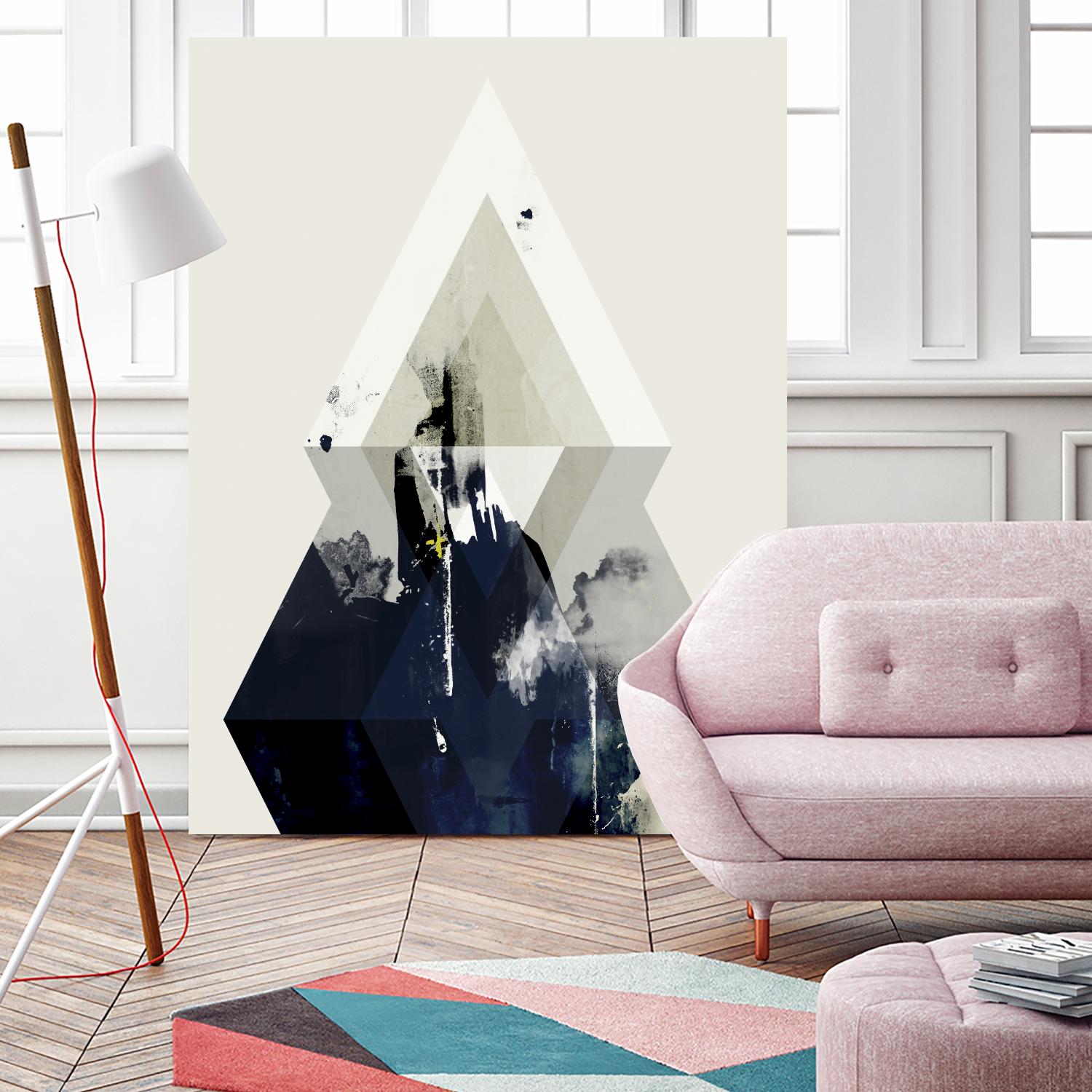 Beneath the Surface III by Green Lili on GIANT ART - blue abstract