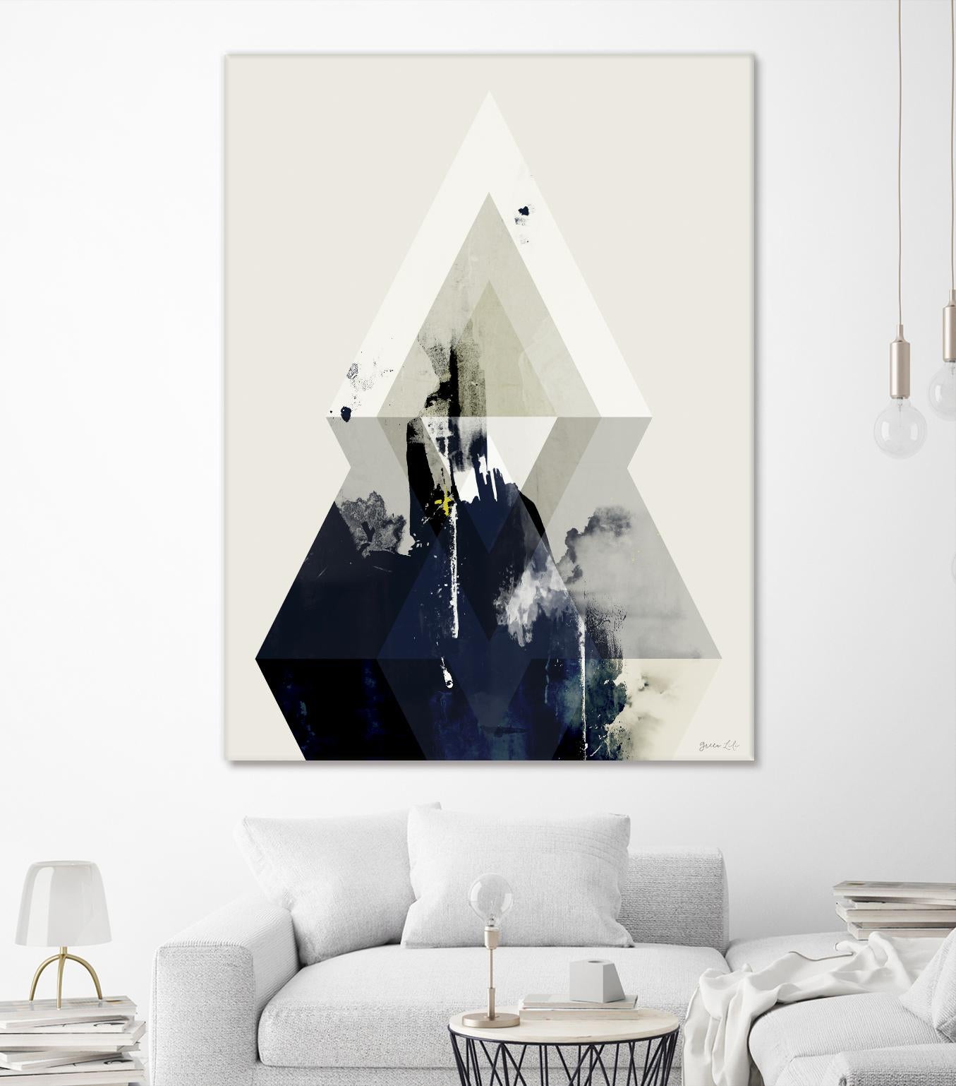 Beneath the Surface III by Green Lili on GIANT ART - blue abstract