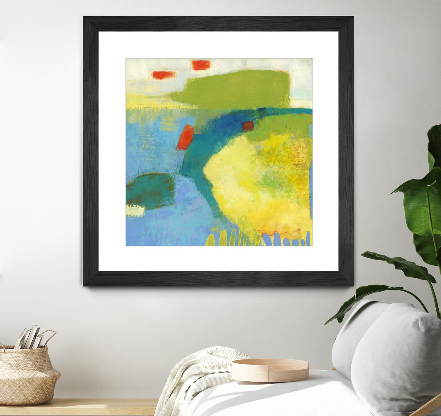 Keswick IV by Sue Jachimiec on GIANT ART - blue abstract