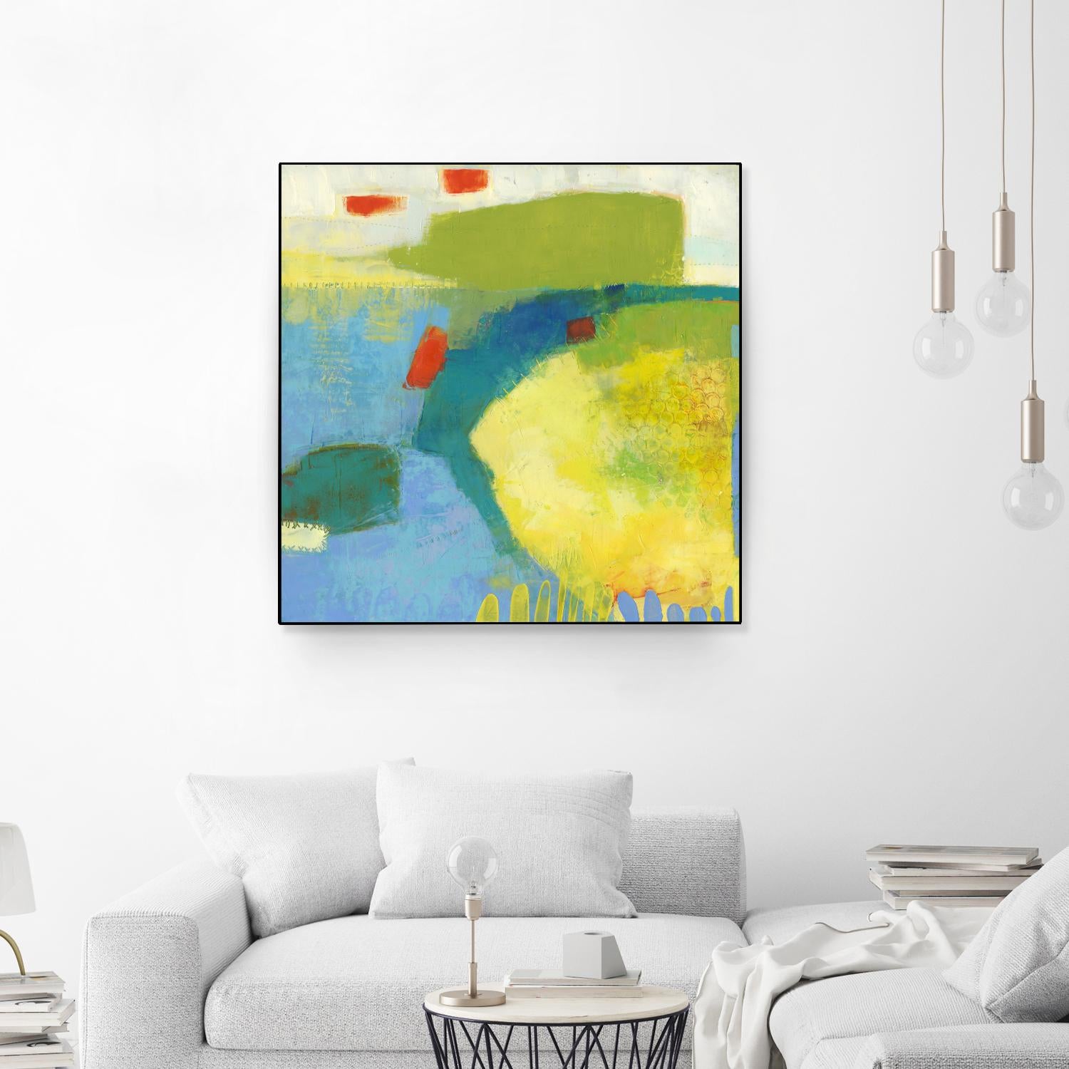 Keswick IV by Sue Jachimiec on GIANT ART - blue abstract