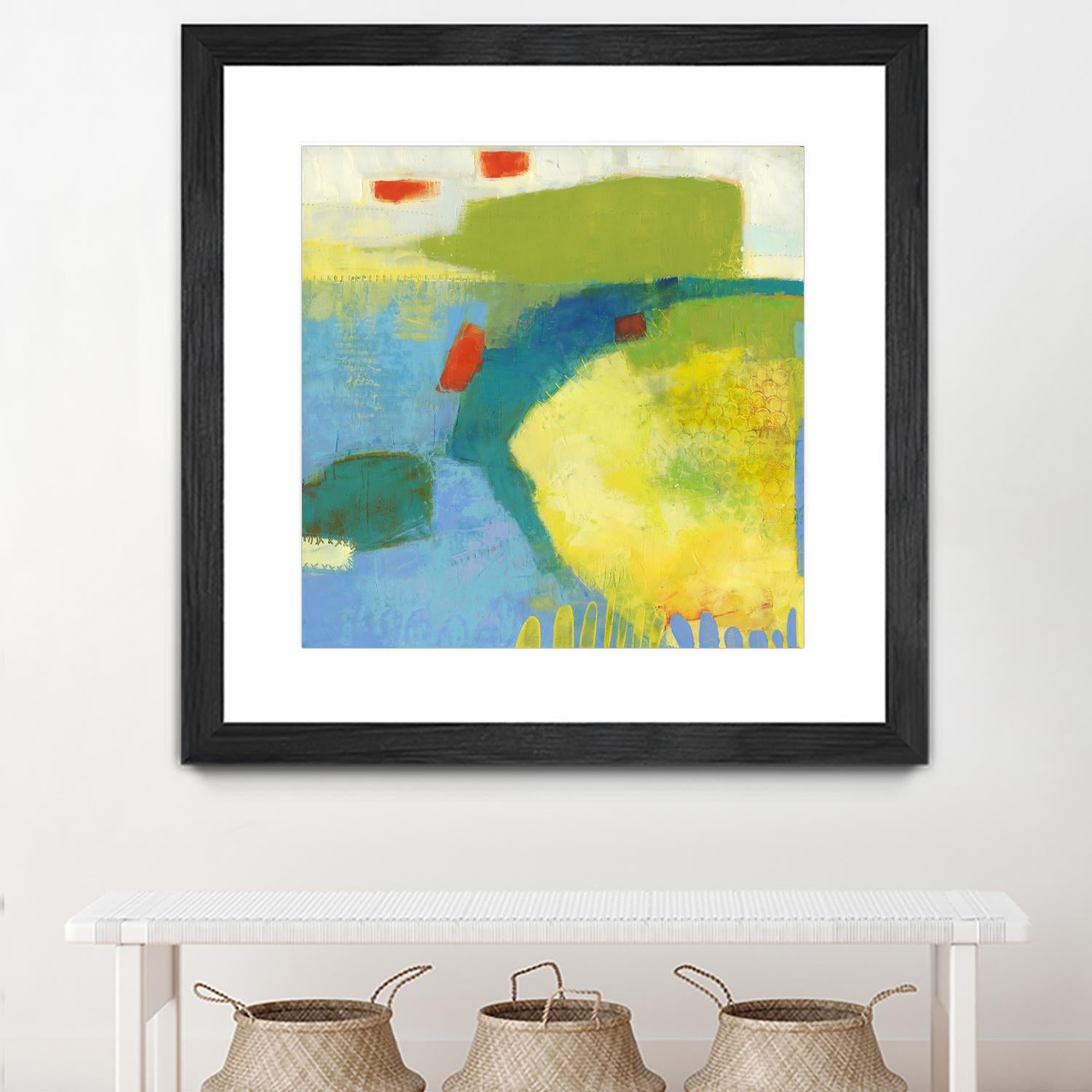 Keswick IV by Sue Jachimiec on GIANT ART - blue abstract