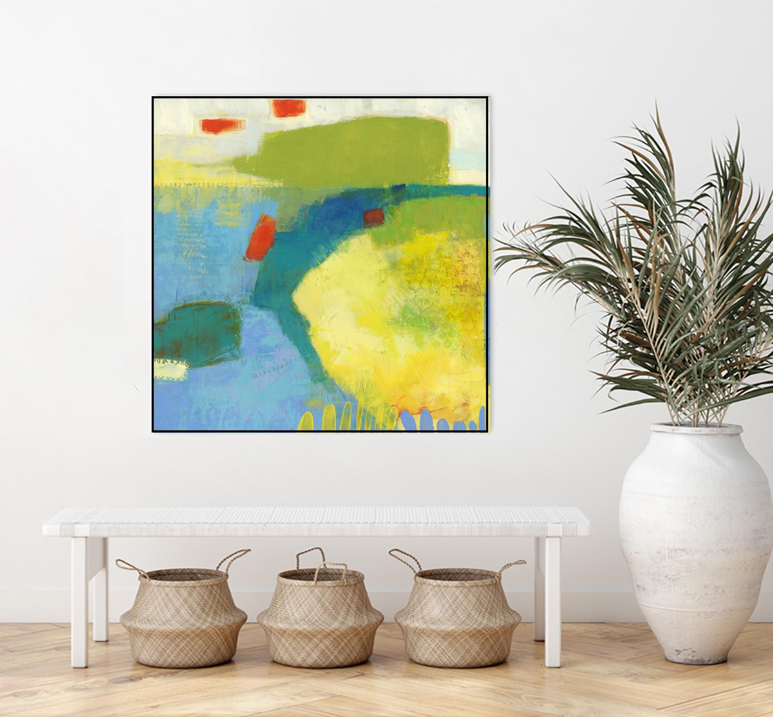 Keswick IV by Sue Jachimiec on GIANT ART - blue abstract