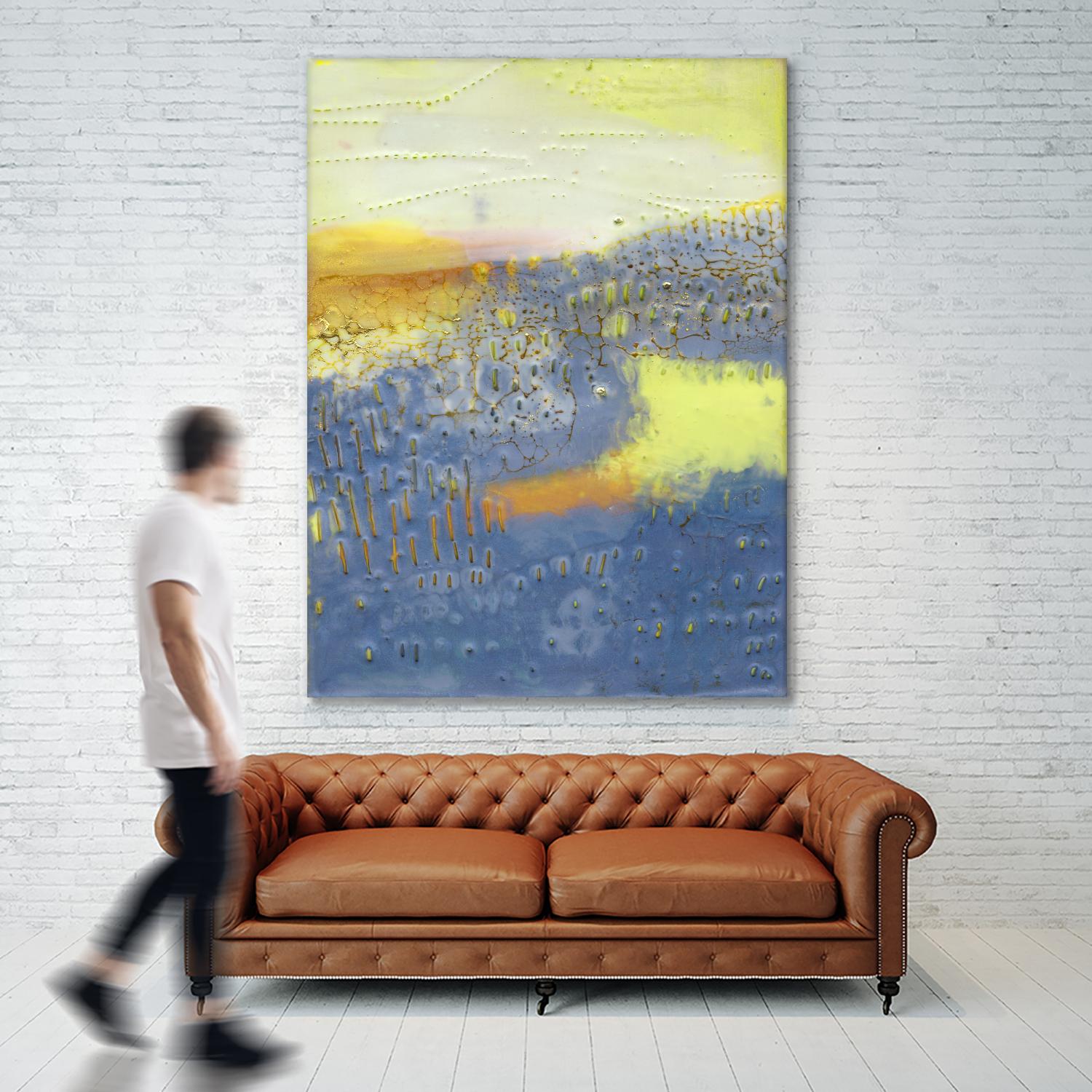 Concord II by Sue Jachimiec on GIANT ART - blue abstract