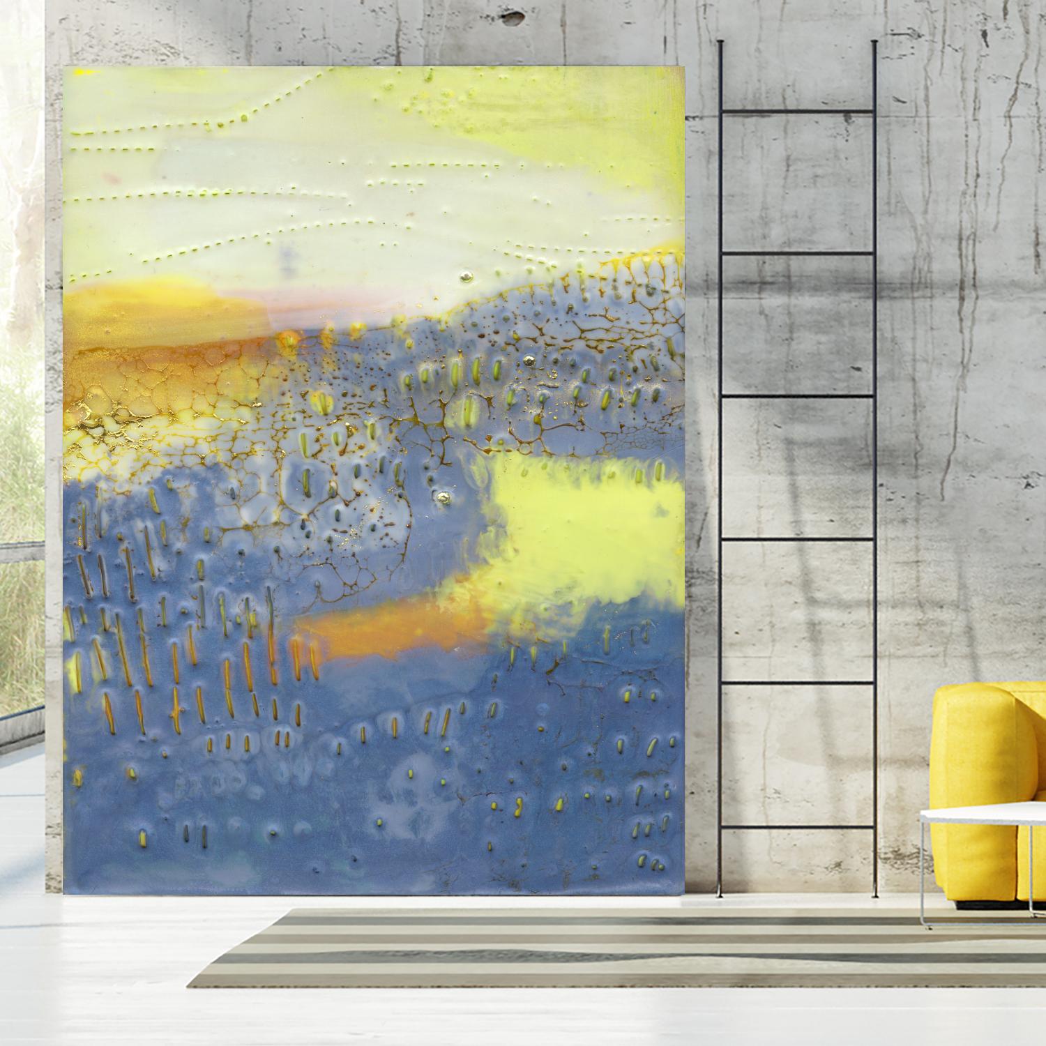 Concord II by Sue Jachimiec on GIANT ART - blue abstract