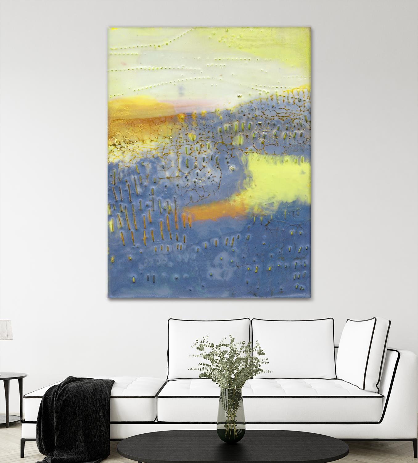 Concord II by Sue Jachimiec on GIANT ART - blue abstract