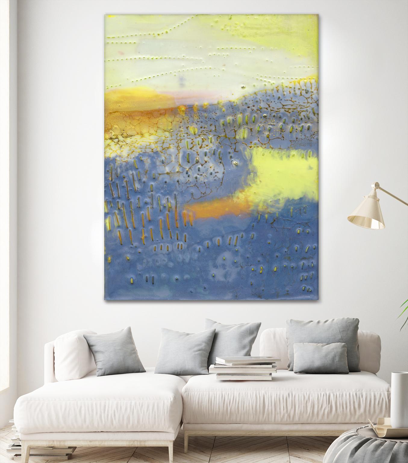 Concord II by Sue Jachimiec on GIANT ART - blue abstract