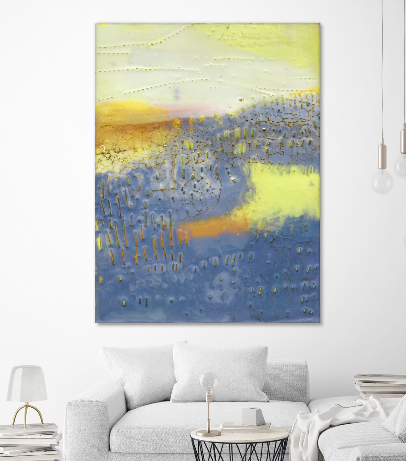 Concord II by Sue Jachimiec on GIANT ART - blue abstract