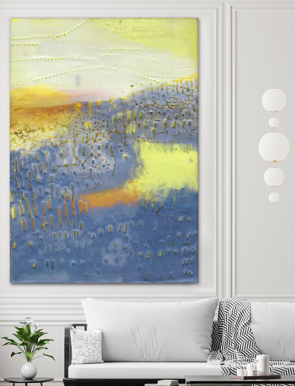 Concord II by Sue Jachimiec on GIANT ART - blue abstract