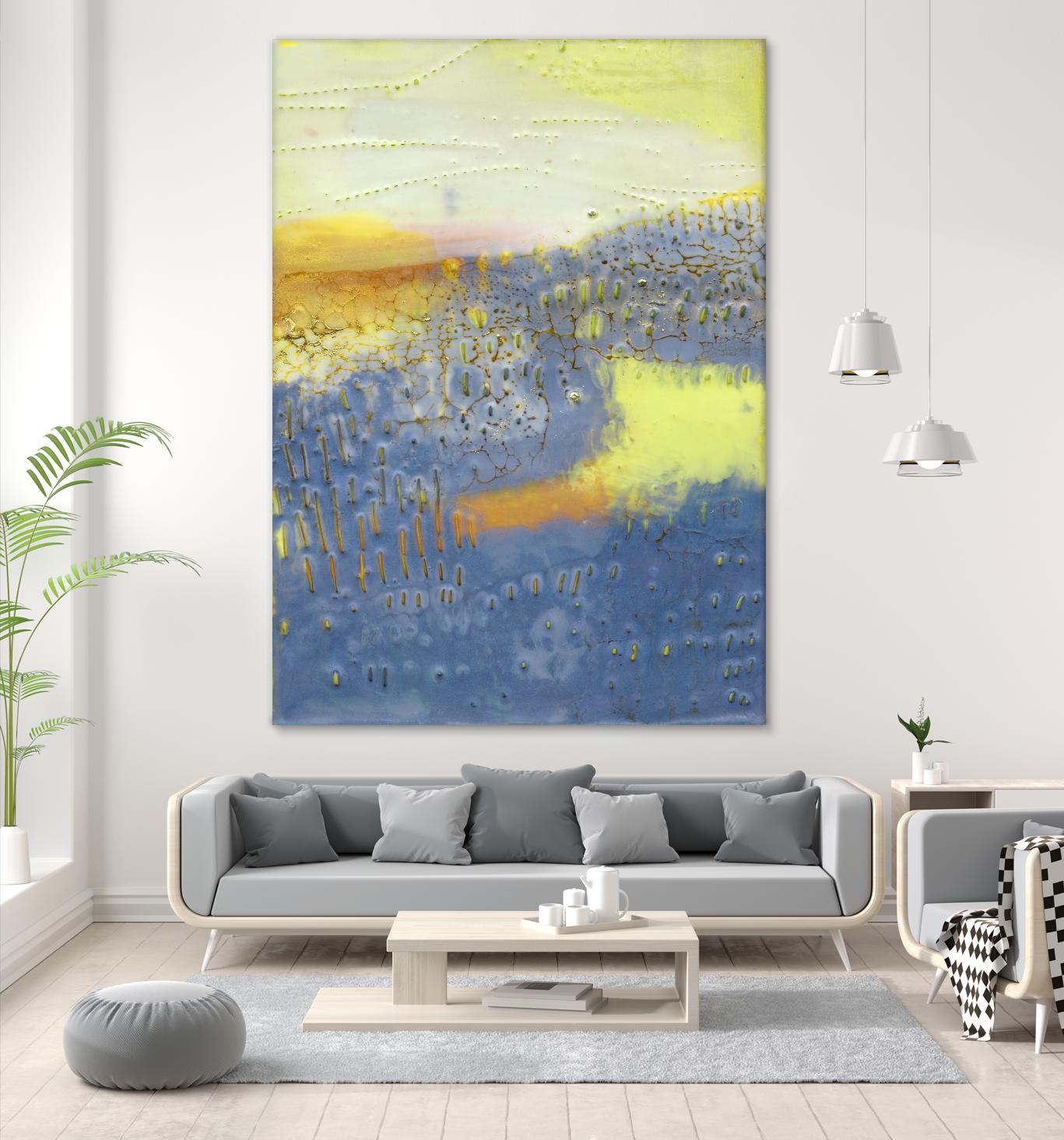 Concord II by Sue Jachimiec on GIANT ART - blue abstract