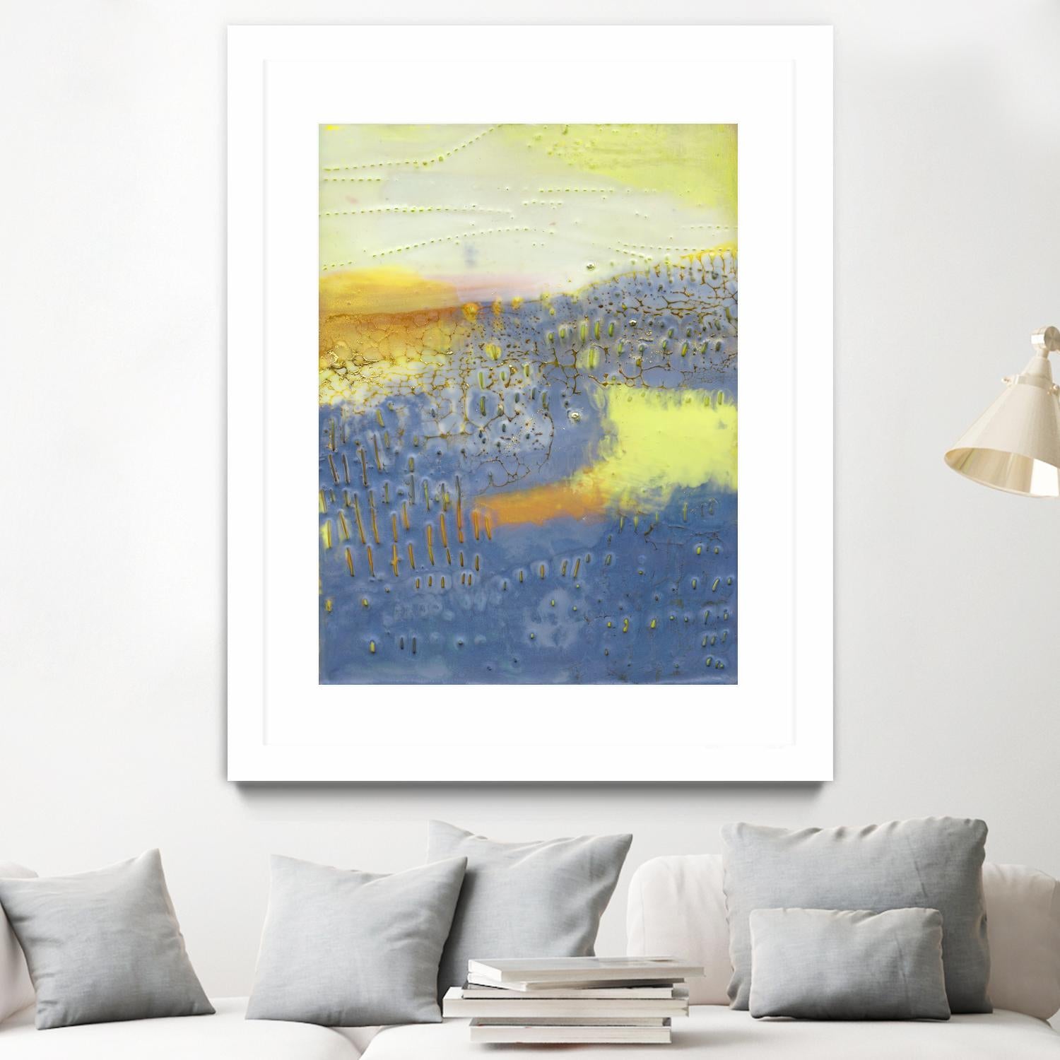 Concord II by Sue Jachimiec on GIANT ART - blue abstract