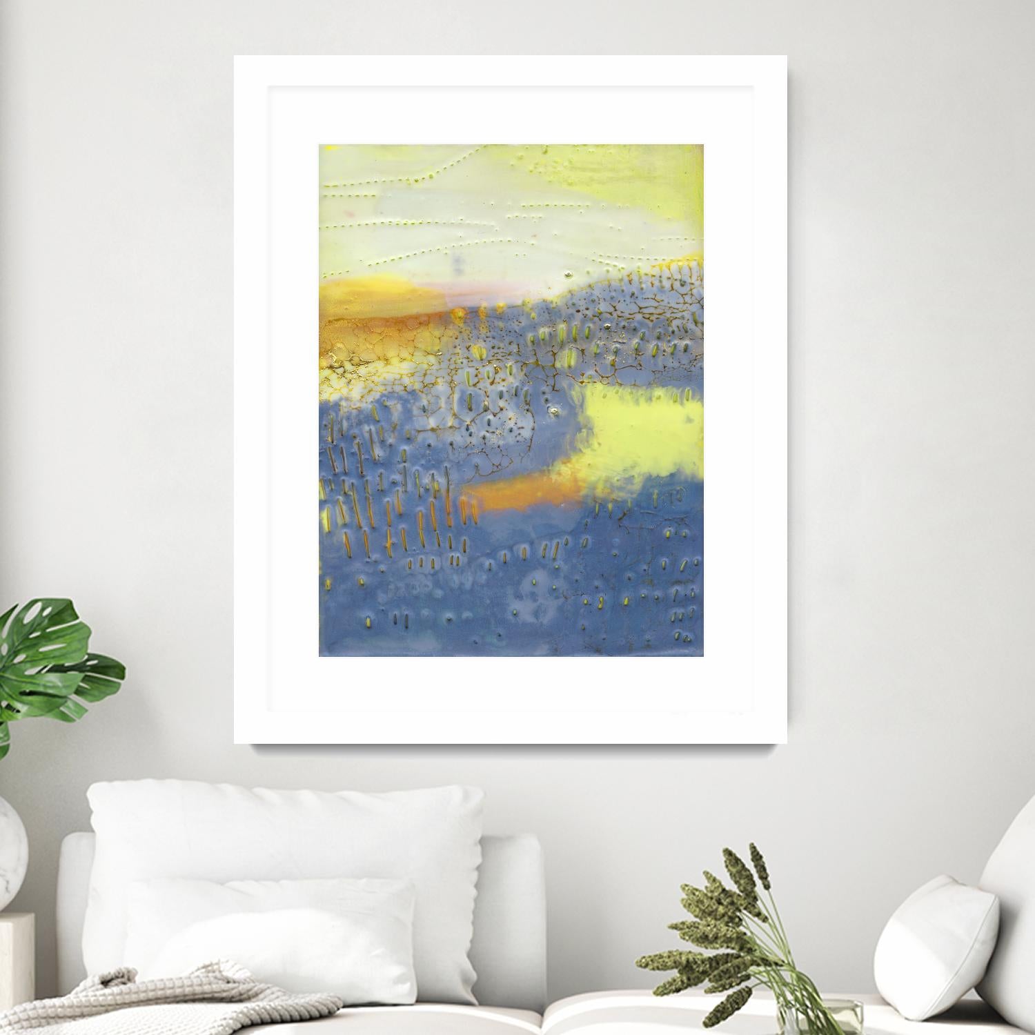 Concord II by Sue Jachimiec on GIANT ART - blue abstract