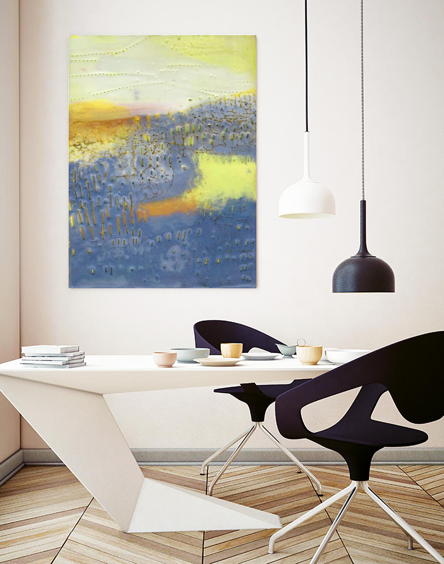 Concord II by Sue Jachimiec on GIANT ART - blue abstract