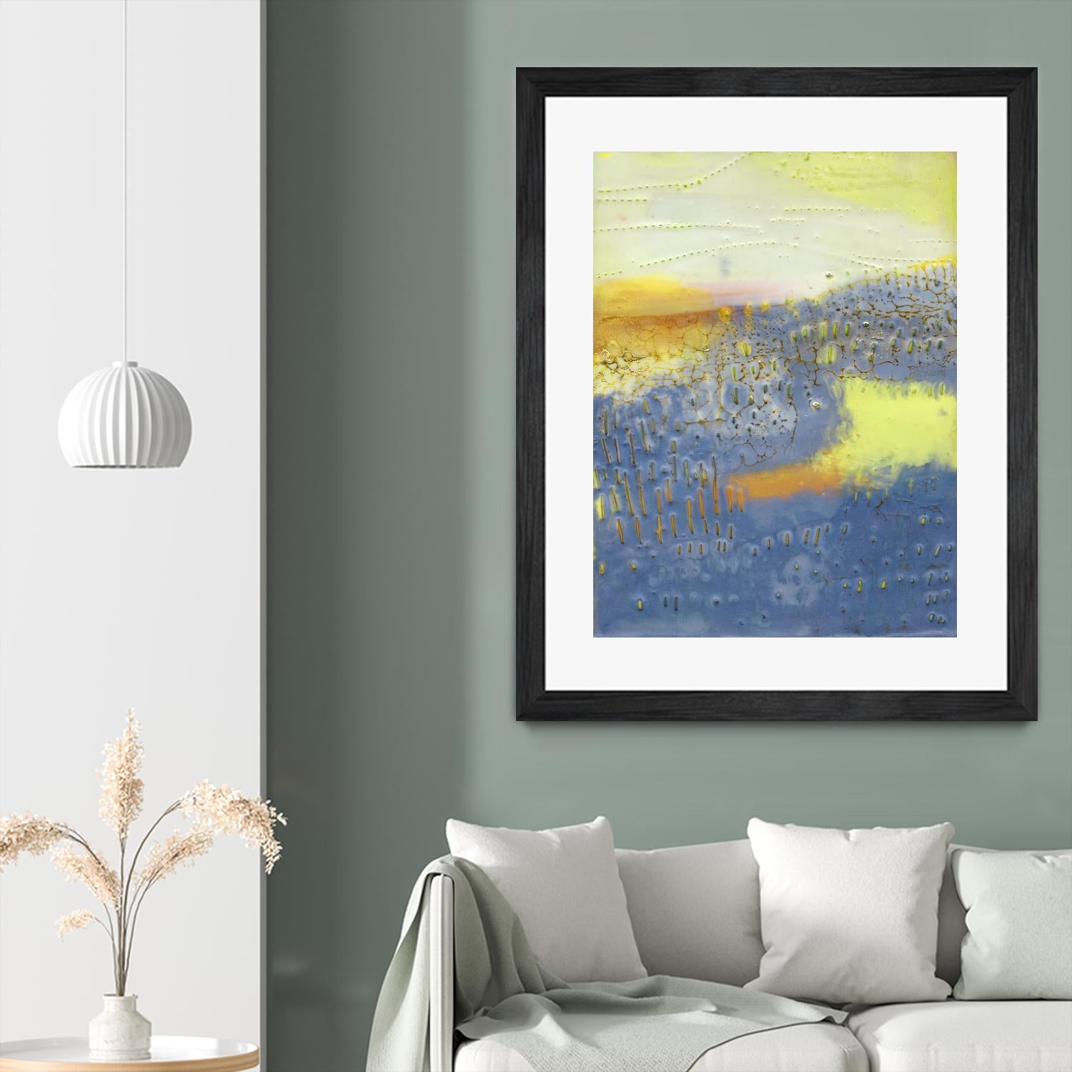 Concord II by Sue Jachimiec on GIANT ART - blue abstract