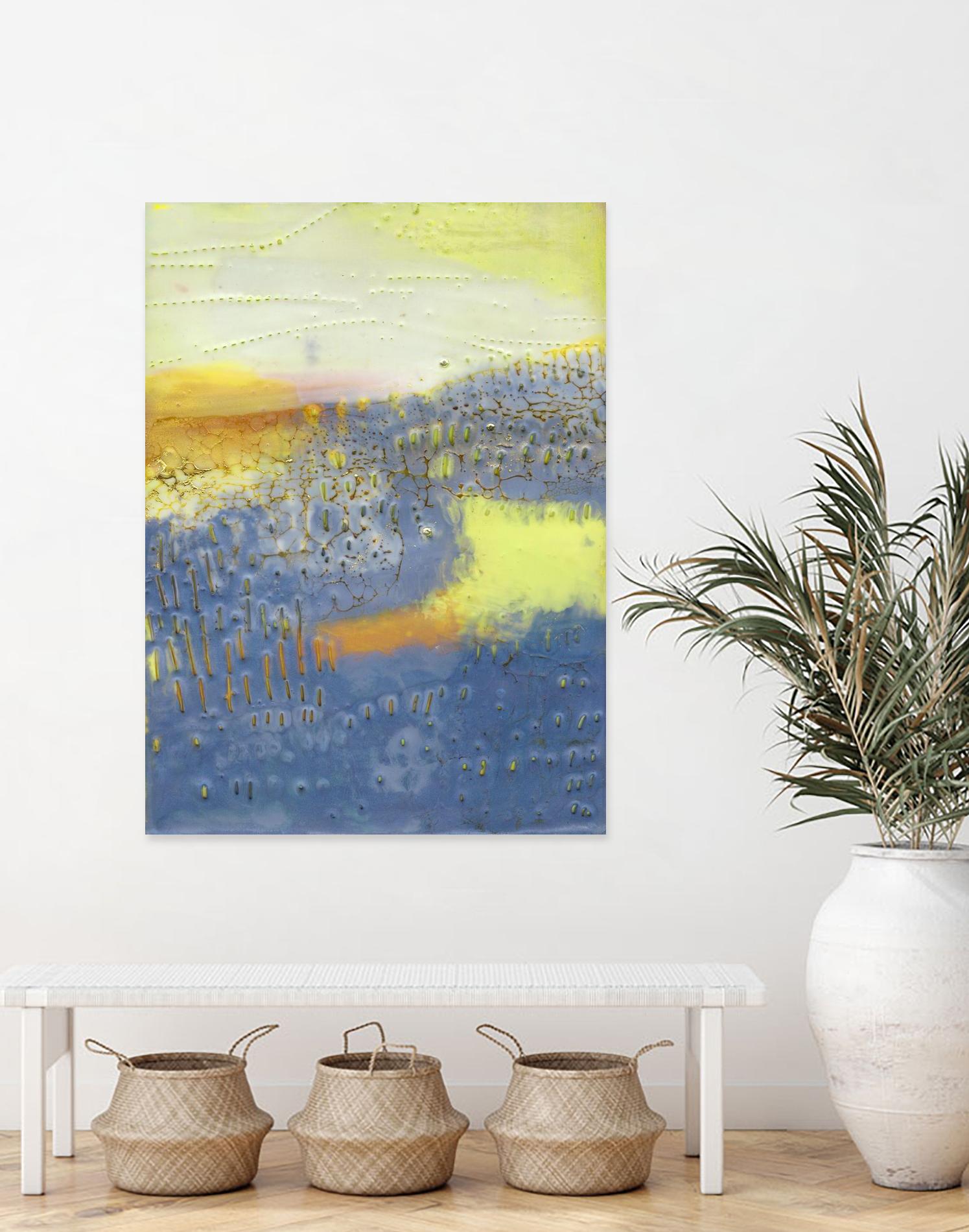 Concord II by Sue Jachimiec on GIANT ART - blue abstract