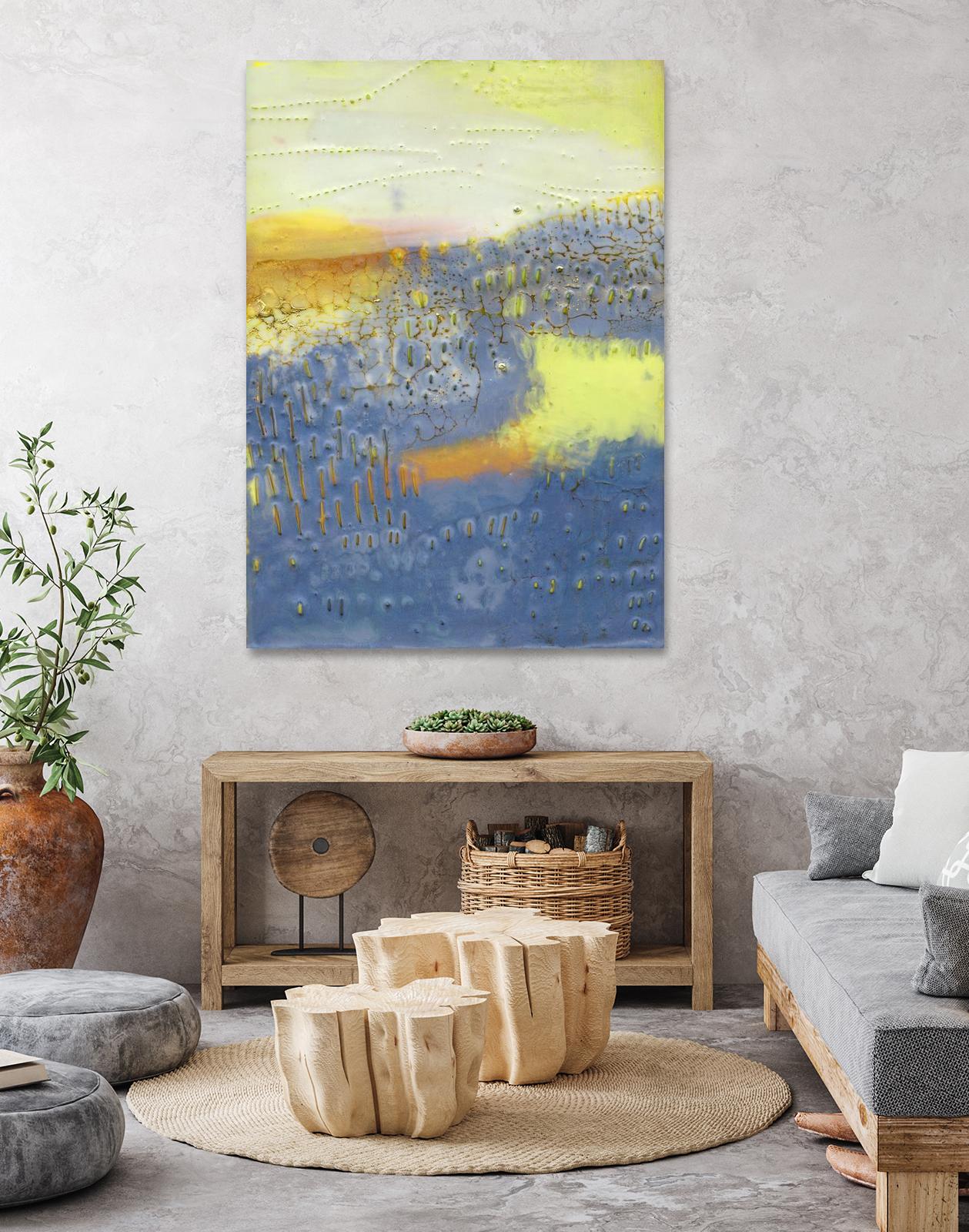 Concord II by Sue Jachimiec on GIANT ART - blue abstract