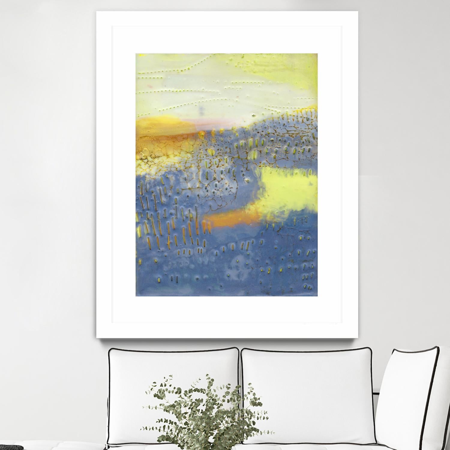 Concord II by Sue Jachimiec on GIANT ART - blue abstract