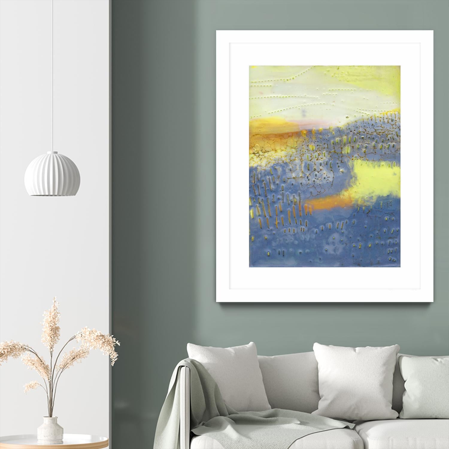 Concord II by Sue Jachimiec on GIANT ART - blue abstract