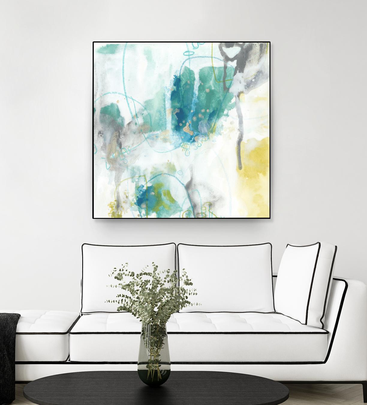 Aquatic Atmosphere II by June Erica Vess on GIANT ART - blue abstract