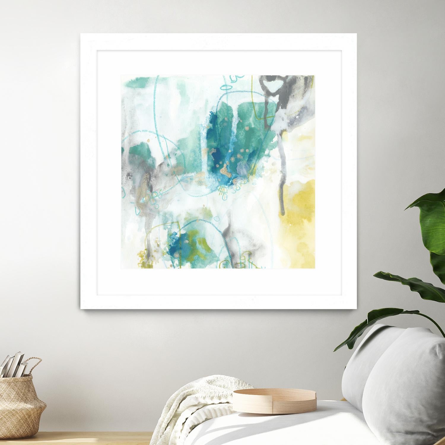 Aquatic Atmosphere II by June Erica Vess on GIANT ART - blue abstract