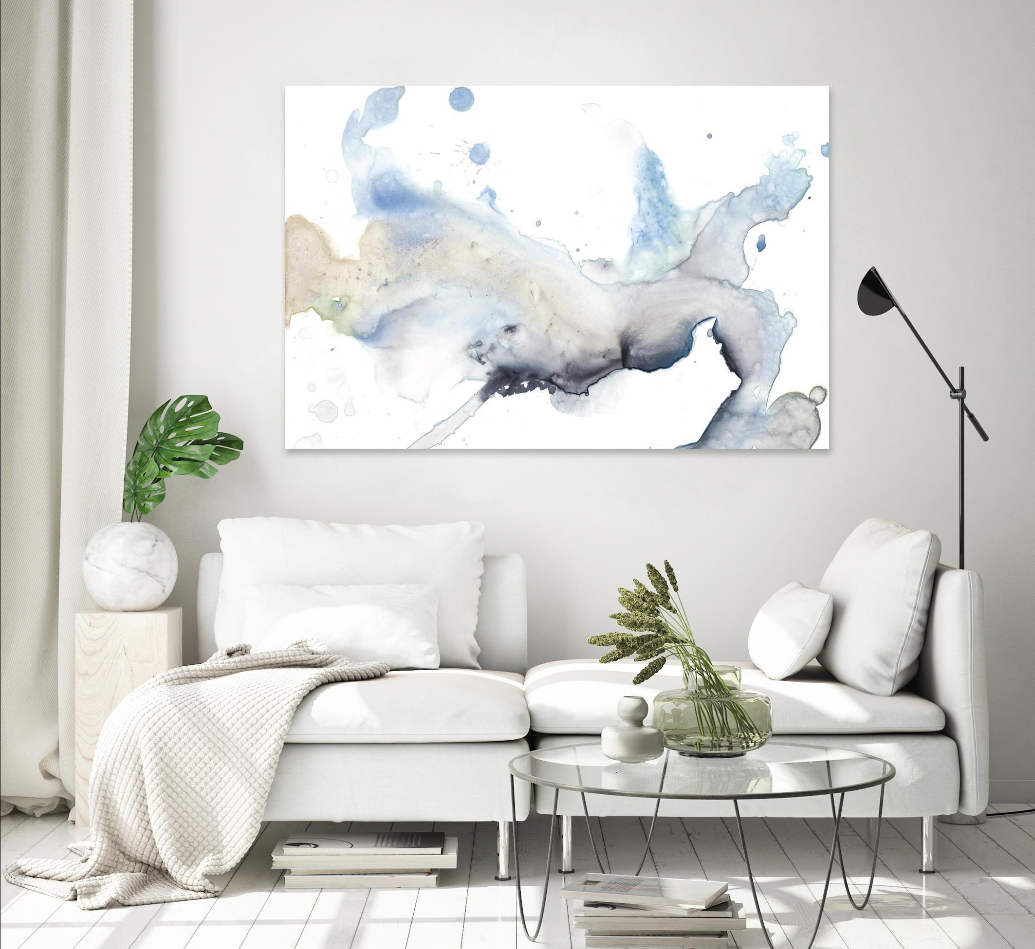 Bloom Cloud I by Jennifer Goldberger on GIANT ART - blue abstract