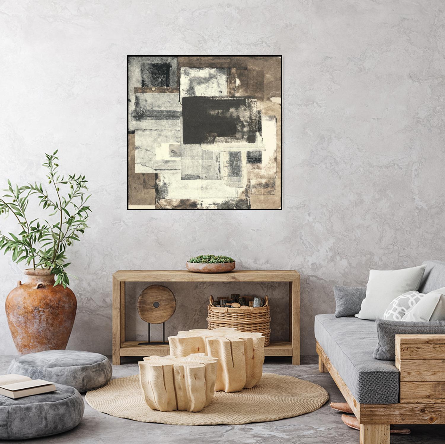 Windows & Doors of Jomson by Rob Delamater on GIANT ART - brown abstract